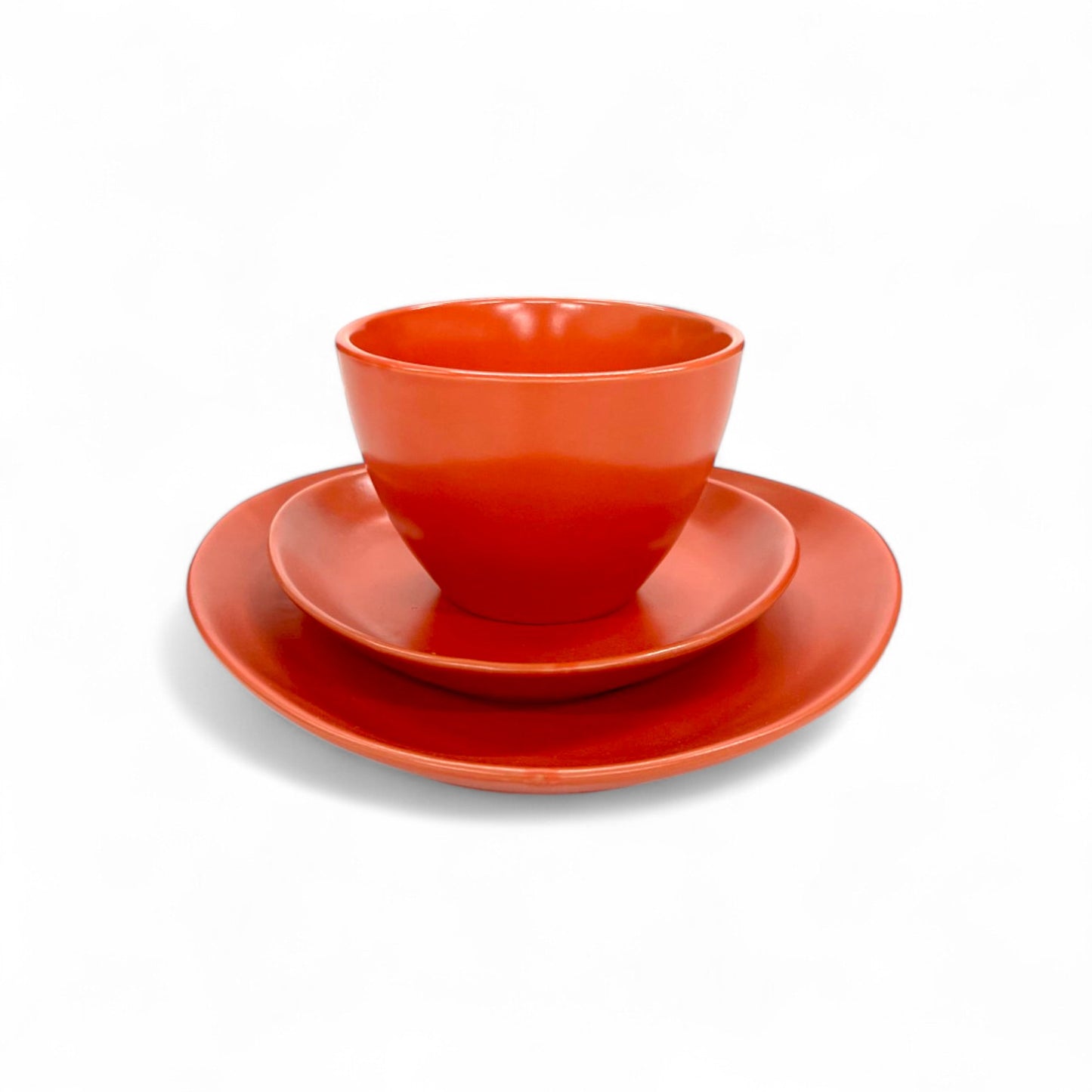 Kitchen Life 12 Piece Dinner Set Orange