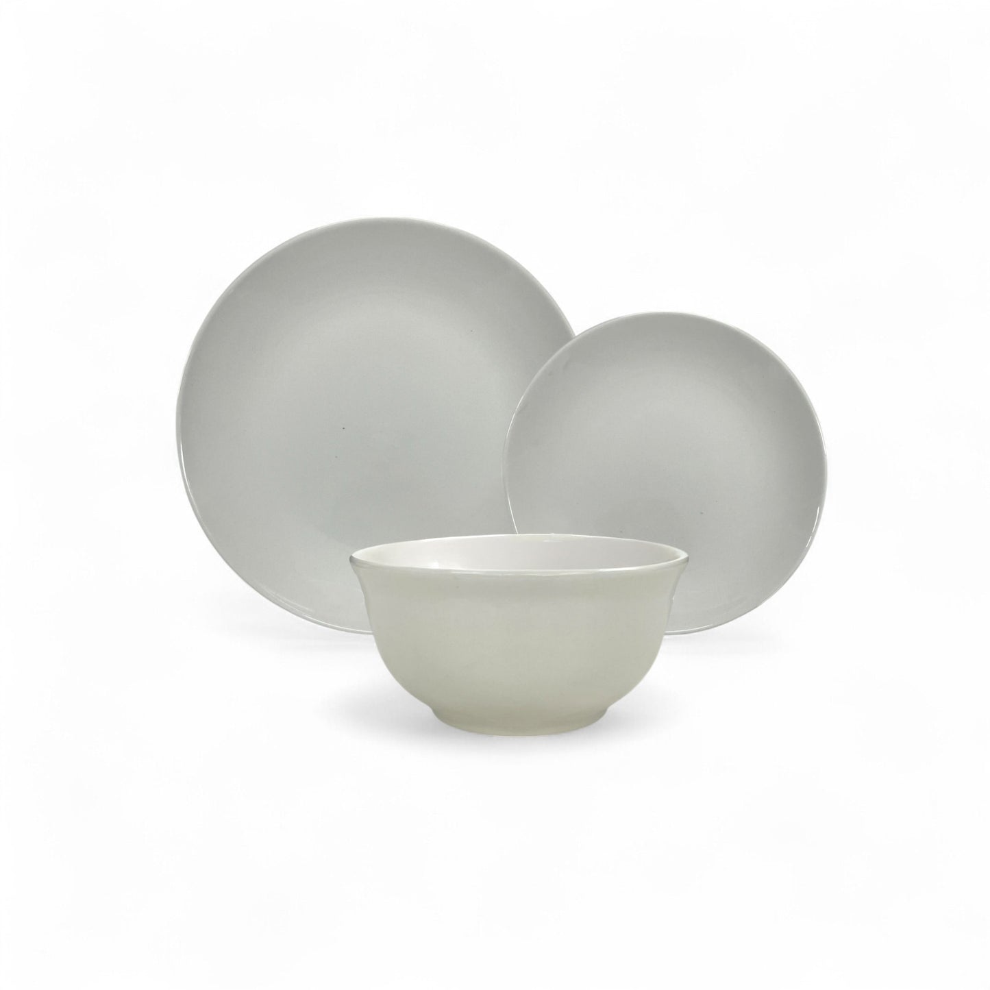 Kitchen Life 12 Piece Dinner Set Cream