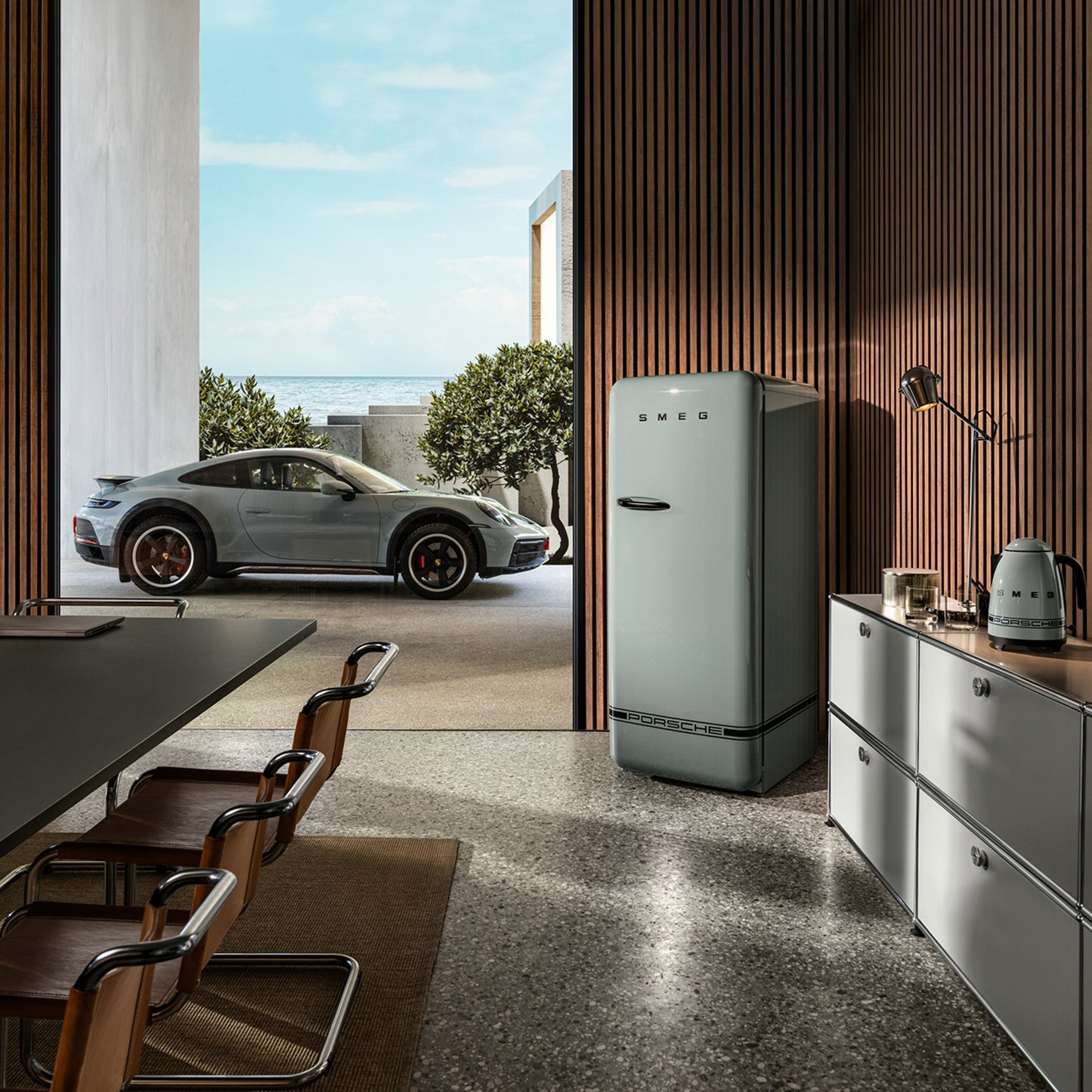 Smeg x Porsche FAB 28 Fridge Green