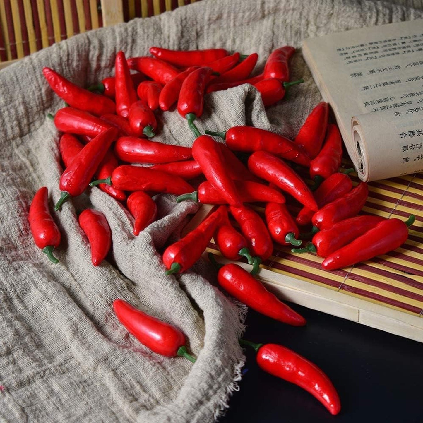 Kitchen Life Chilli Artificial Fruit Pack Red