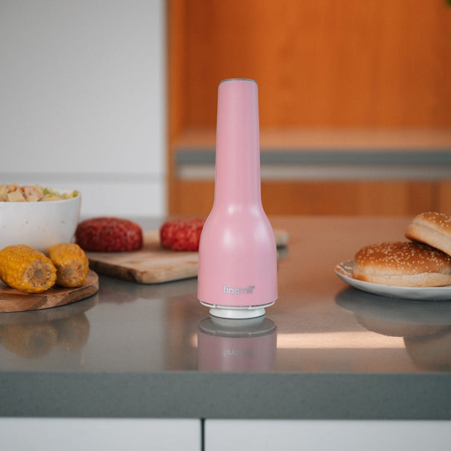 FinaMill Rechargeable Grinder with Pods Pink