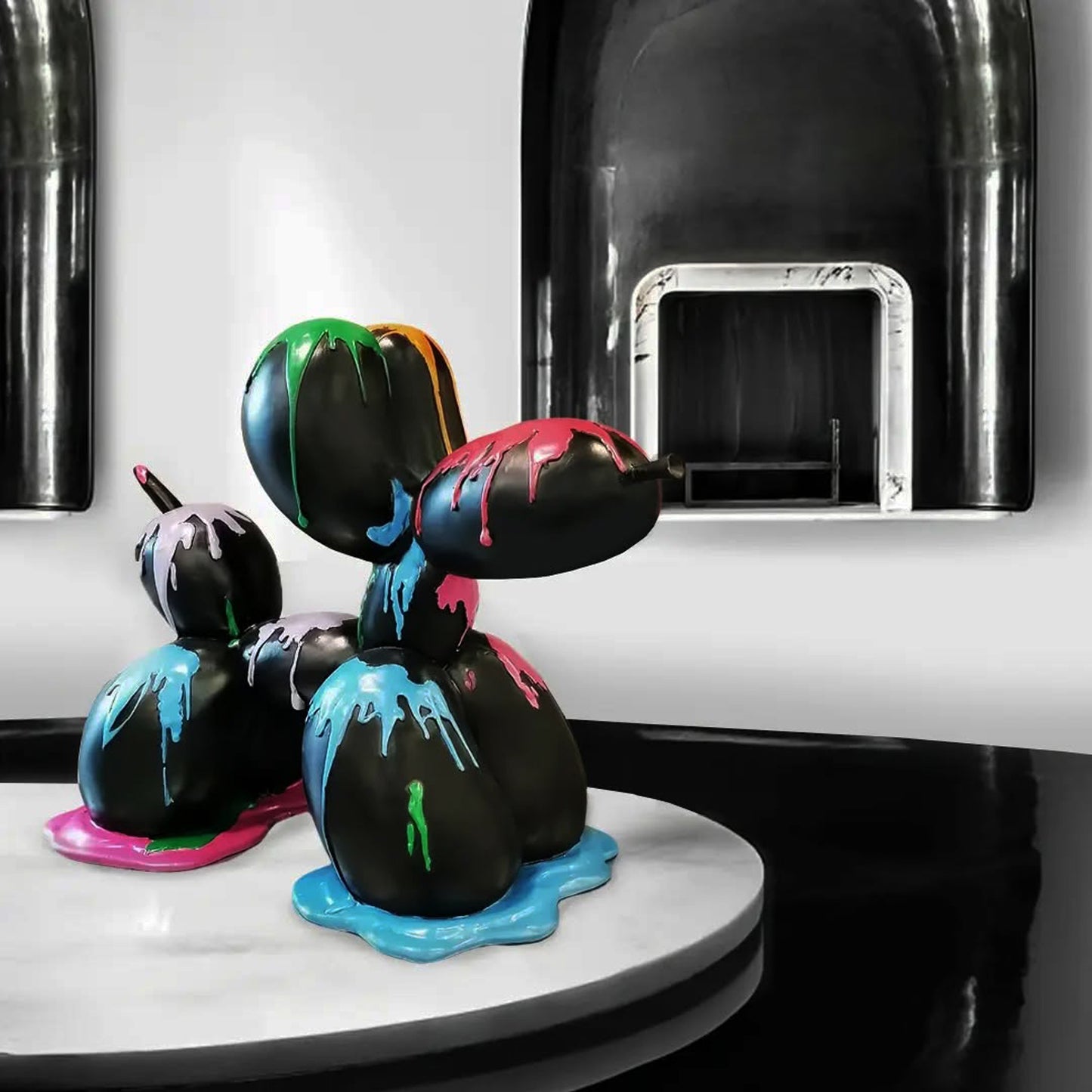 Urban Decor 41cm Graffiti Balloon Dog Multicolored