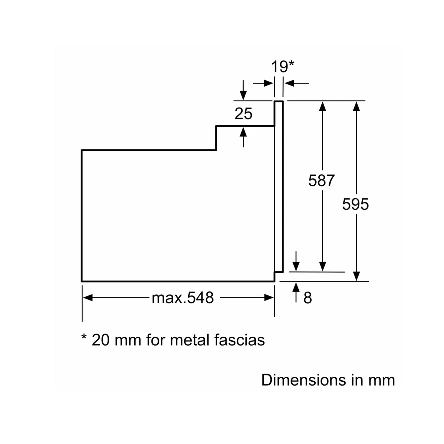 Bosch Series 2 60cm Built-In Oven Black