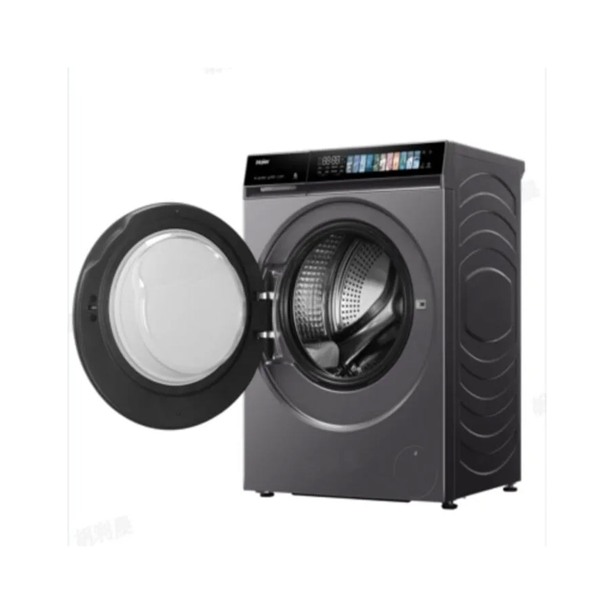 Haier 10.5kg Front Load Washing Machine - Jade Ink Silver