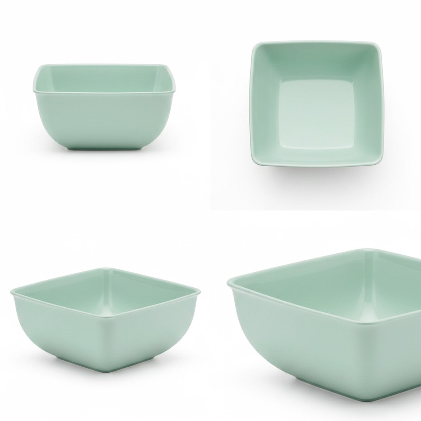 Square 3.8Lt Bowl Green