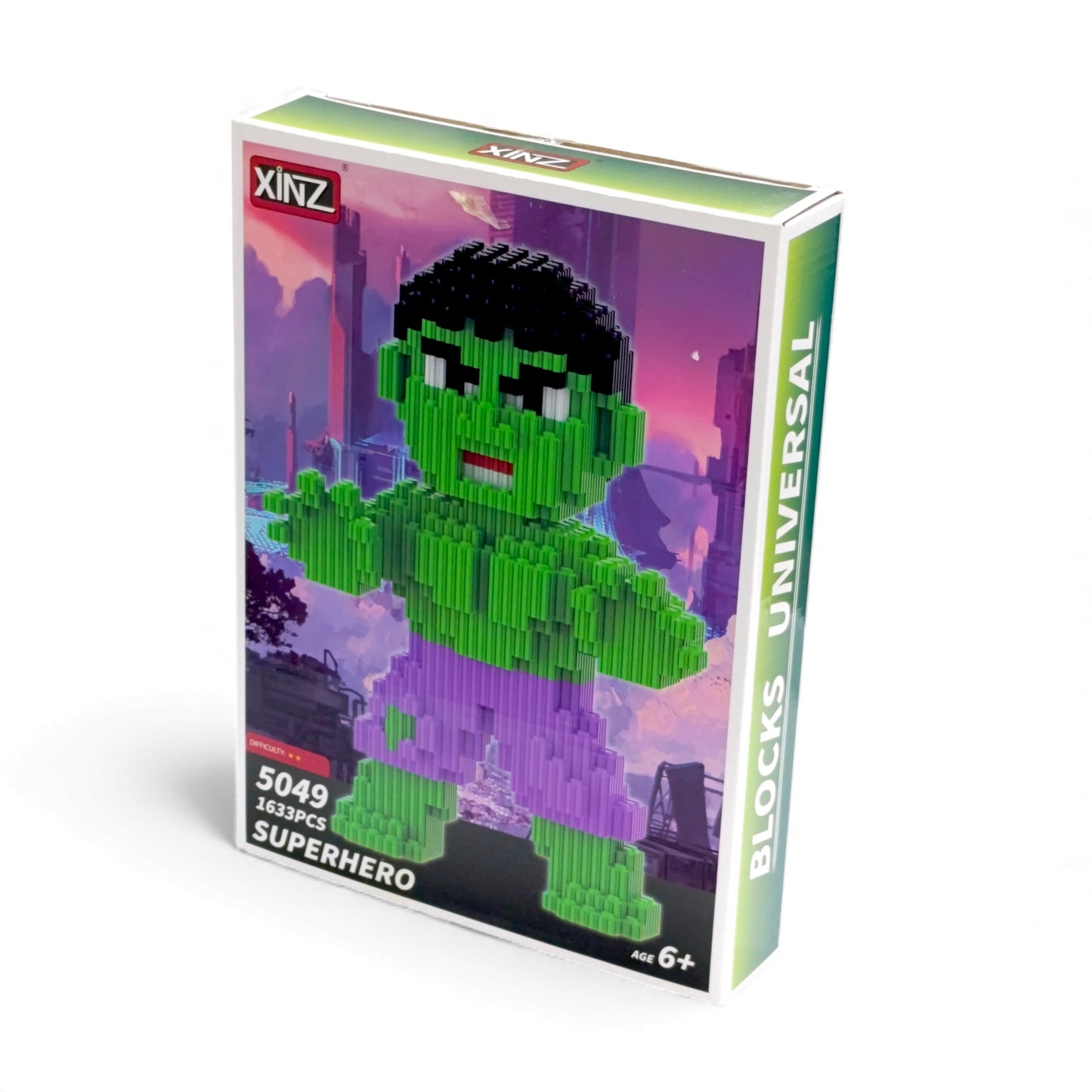 Hulk 1633 Piece Building Blocks
