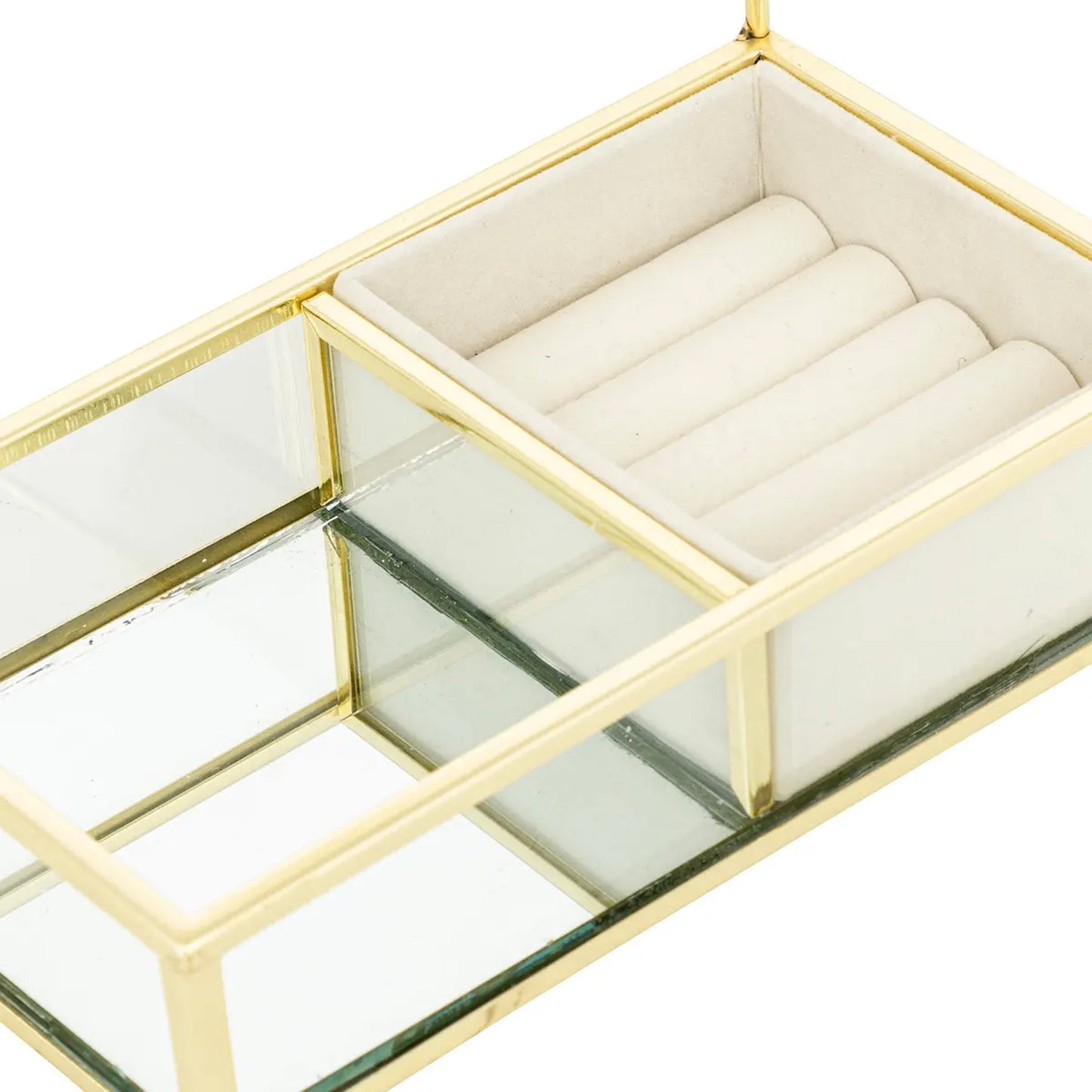 Atmosphera Isra Gold Plated Metal Jewellery Holder Gold