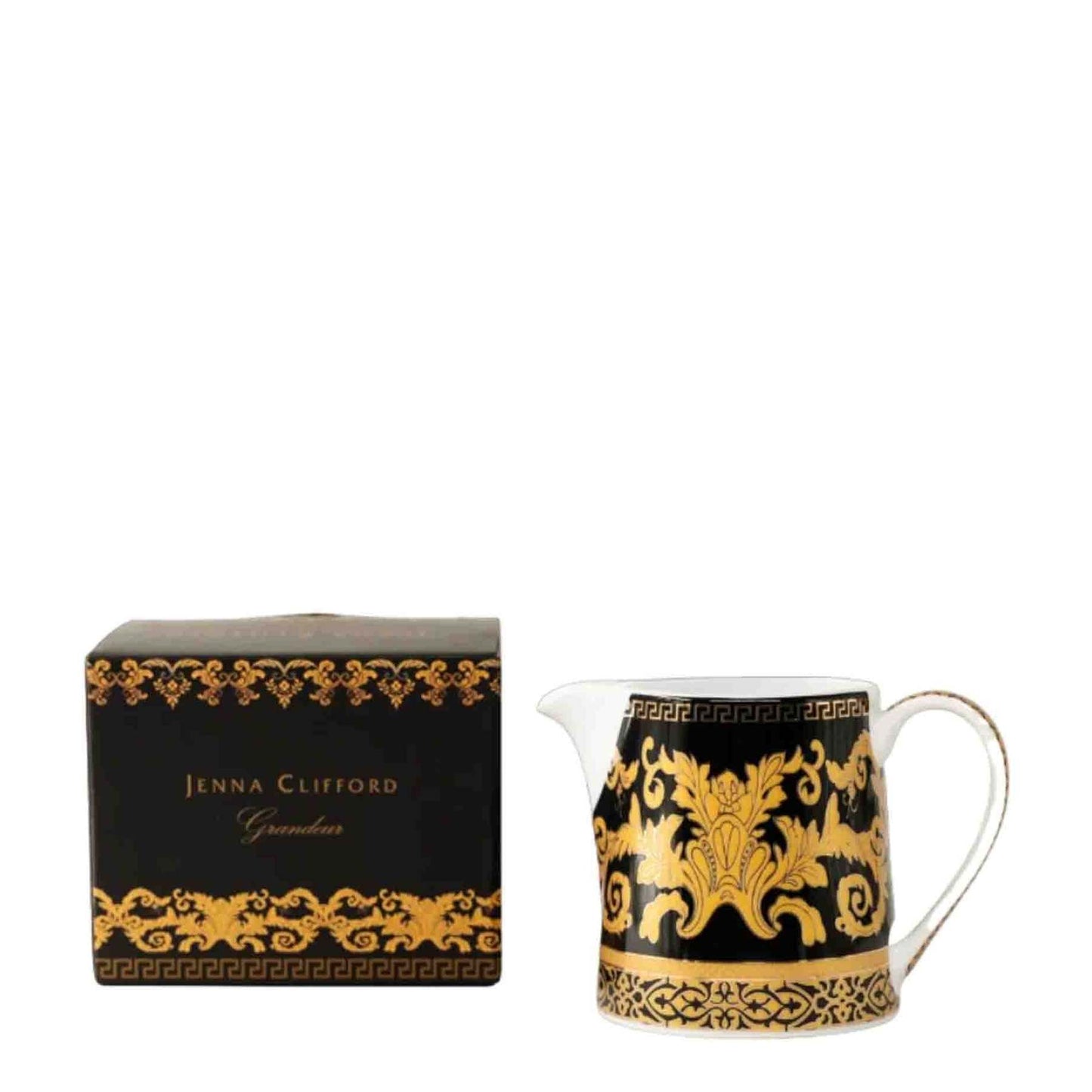 Jenna Clifford Grandeur Creamer - Black & Gold