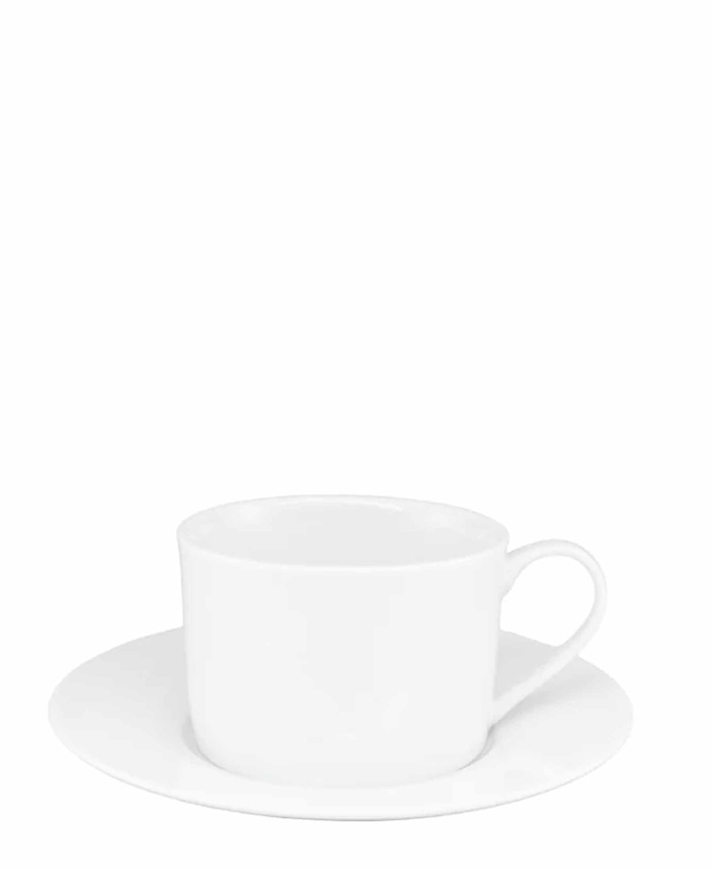 Jenna Clifford Cup & Saucer - White