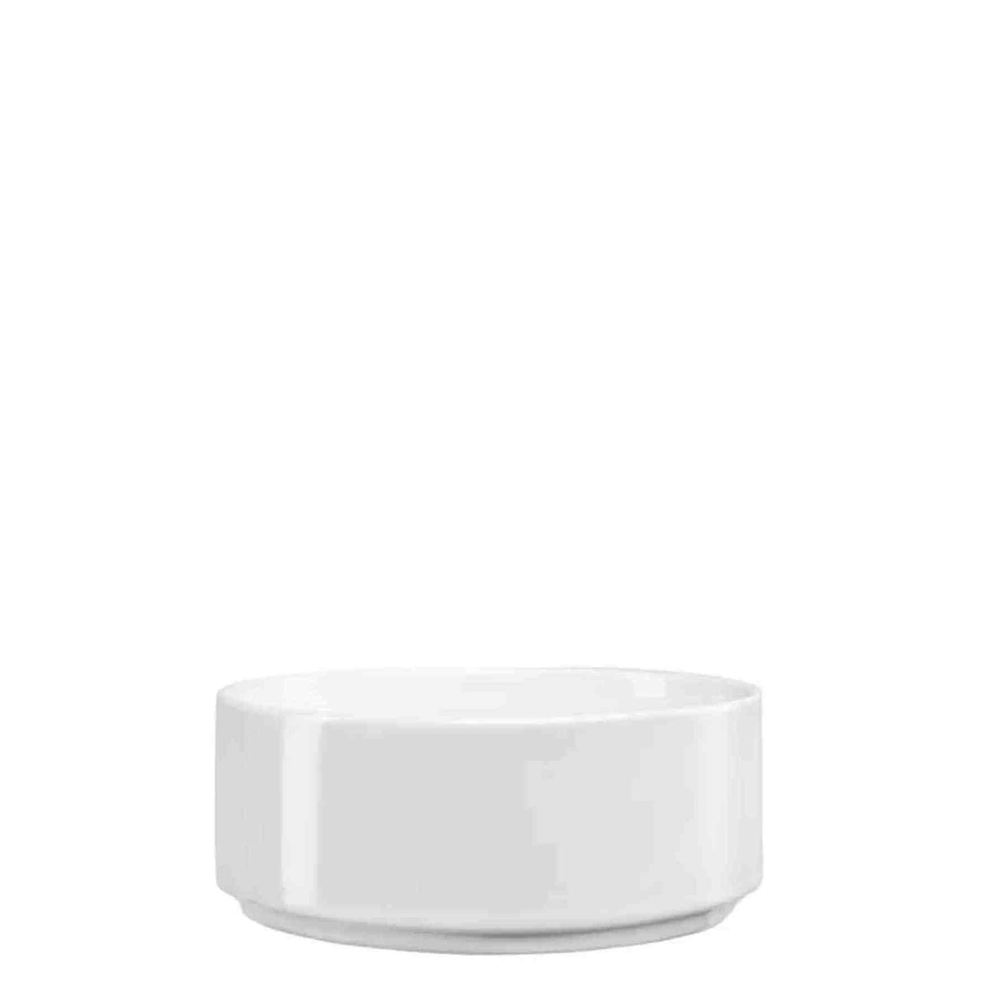 Jenna Clifford Flat Stackable Cereal Bowl - White