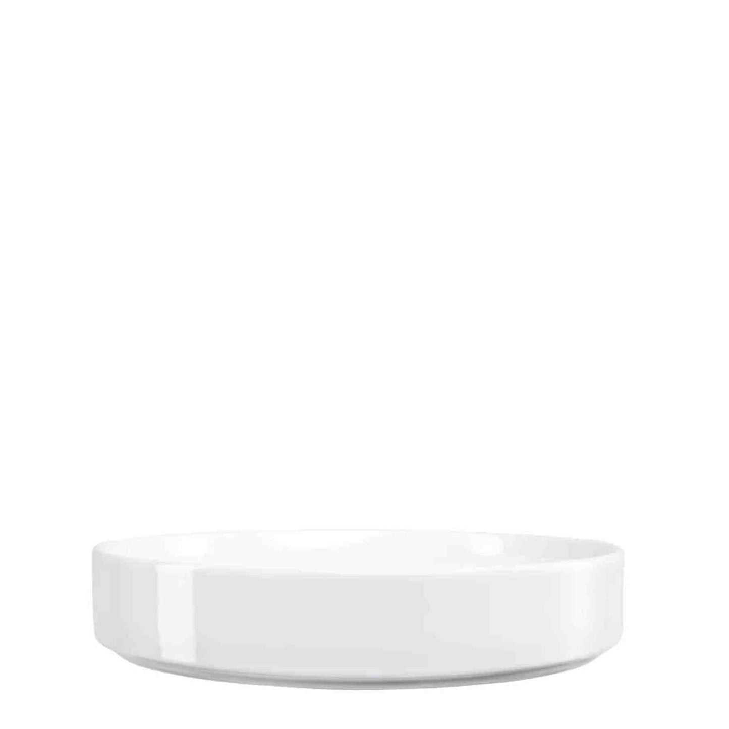 Jenna Clifford Flat Stackable Pasta Bowl - White