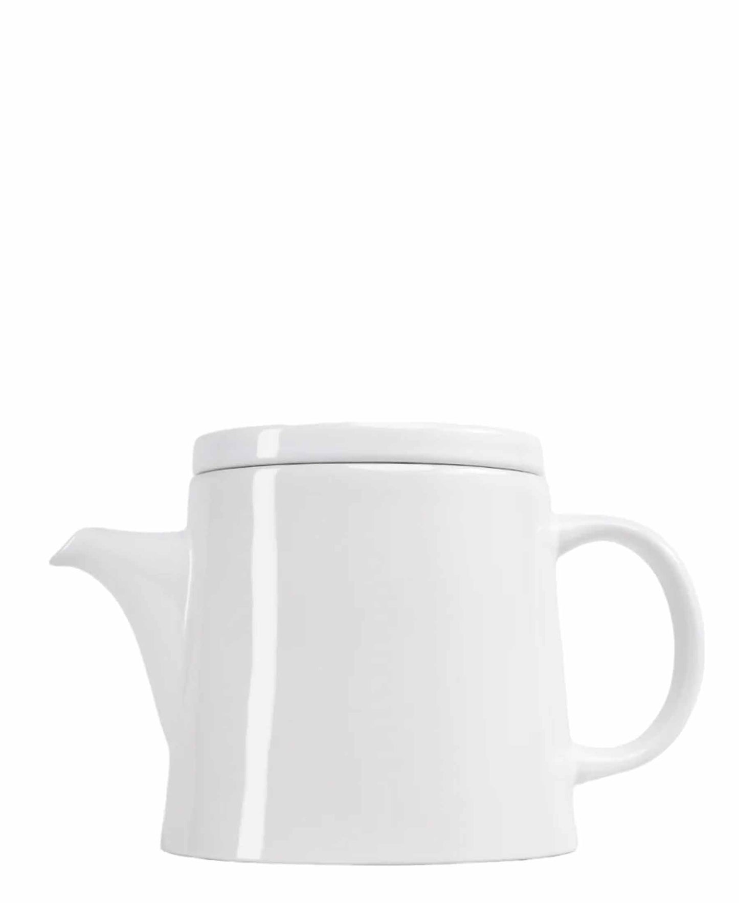 Jenna Clifford Flat Stackable Teapot - White