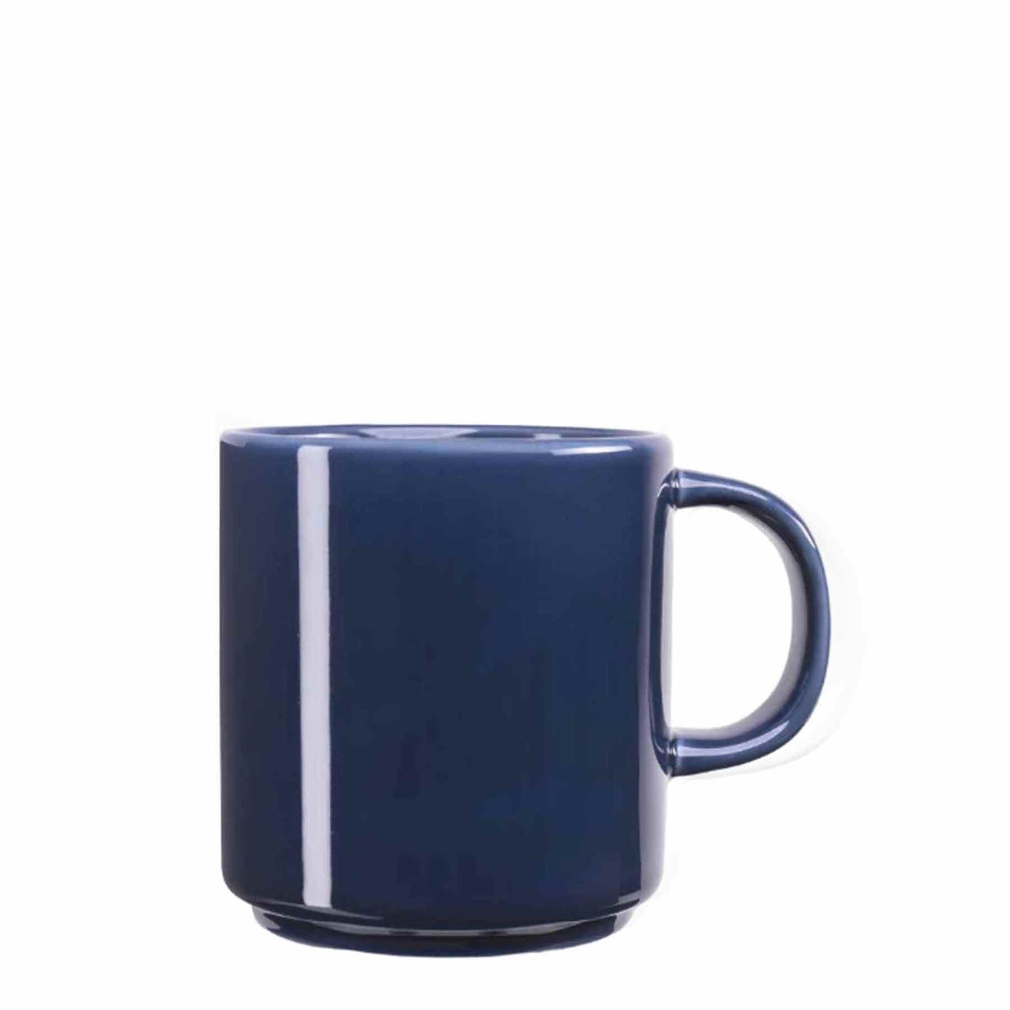 Jenna Clifford Flat Stackable 400ml Mug - Cobalt Blue