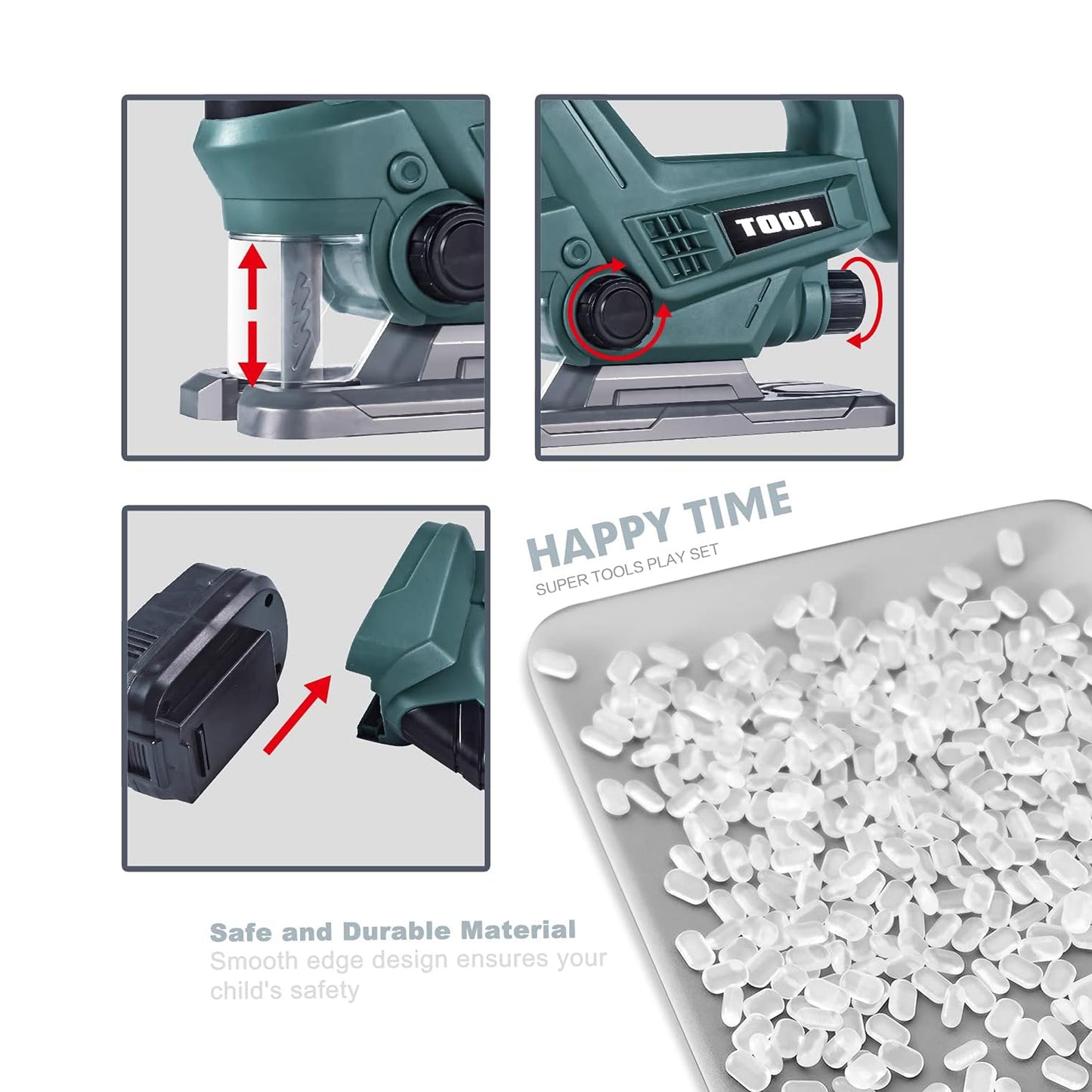 Jigsaw Tool Toy Multicolored