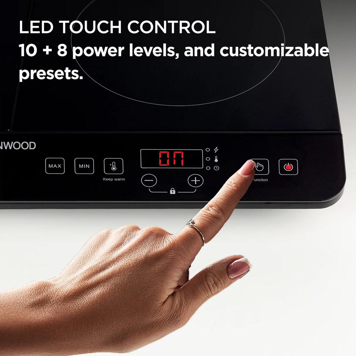 Kenwood Double Plate Induction Cooker Black
