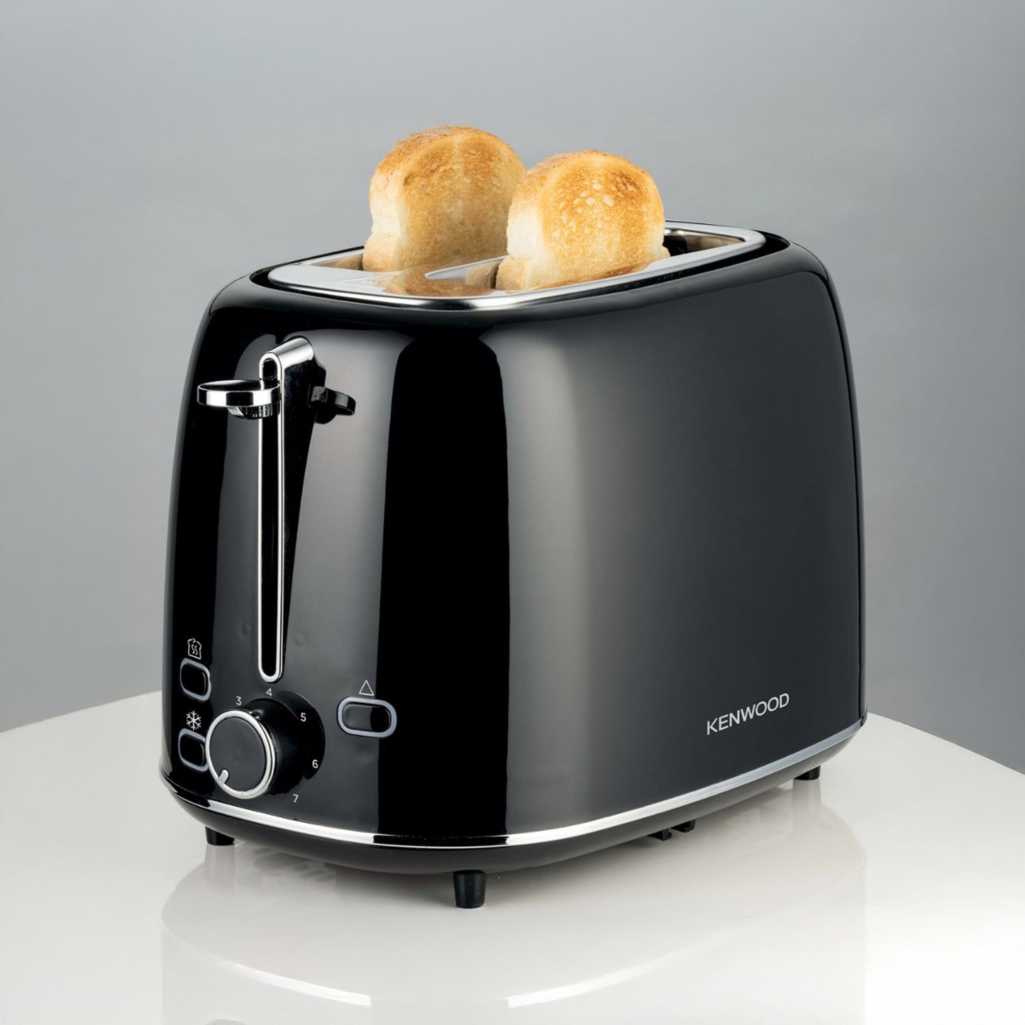 Kenwood Eterna Glossy Plastic 2 Slice Toaster Black
