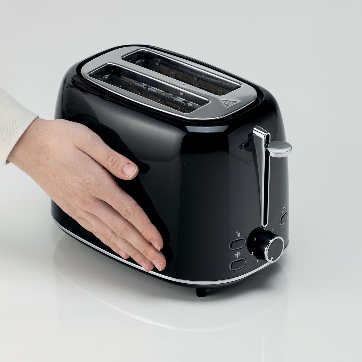 Kenwood Eterna Glossy Plastic 2 Slice Toaster Black