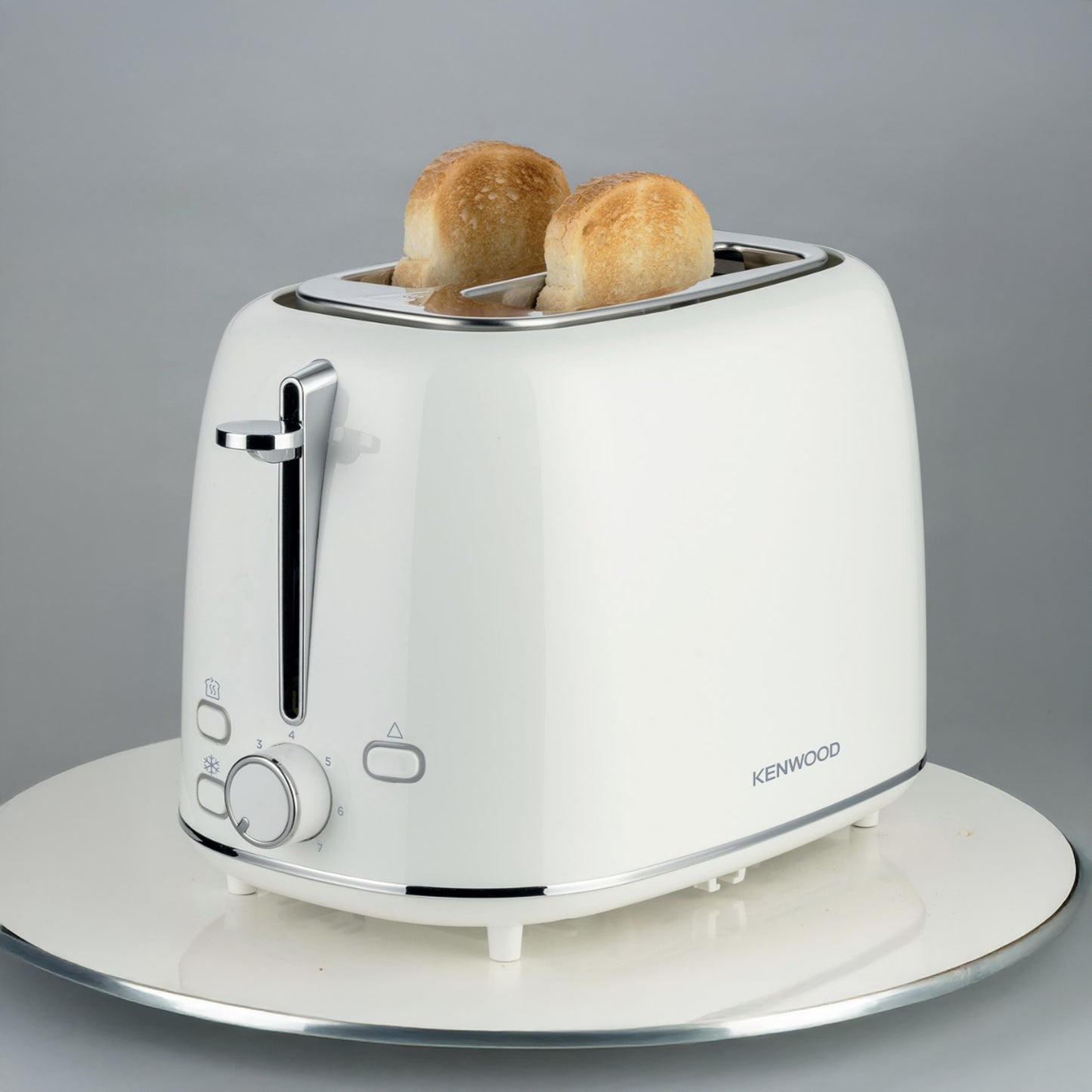 Kenwood Eterna Glossy Plastic 2 Slice Toaster White