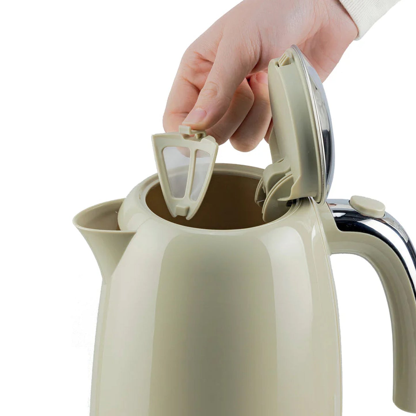 Kenwood Glossy Plastic Kettle Beige