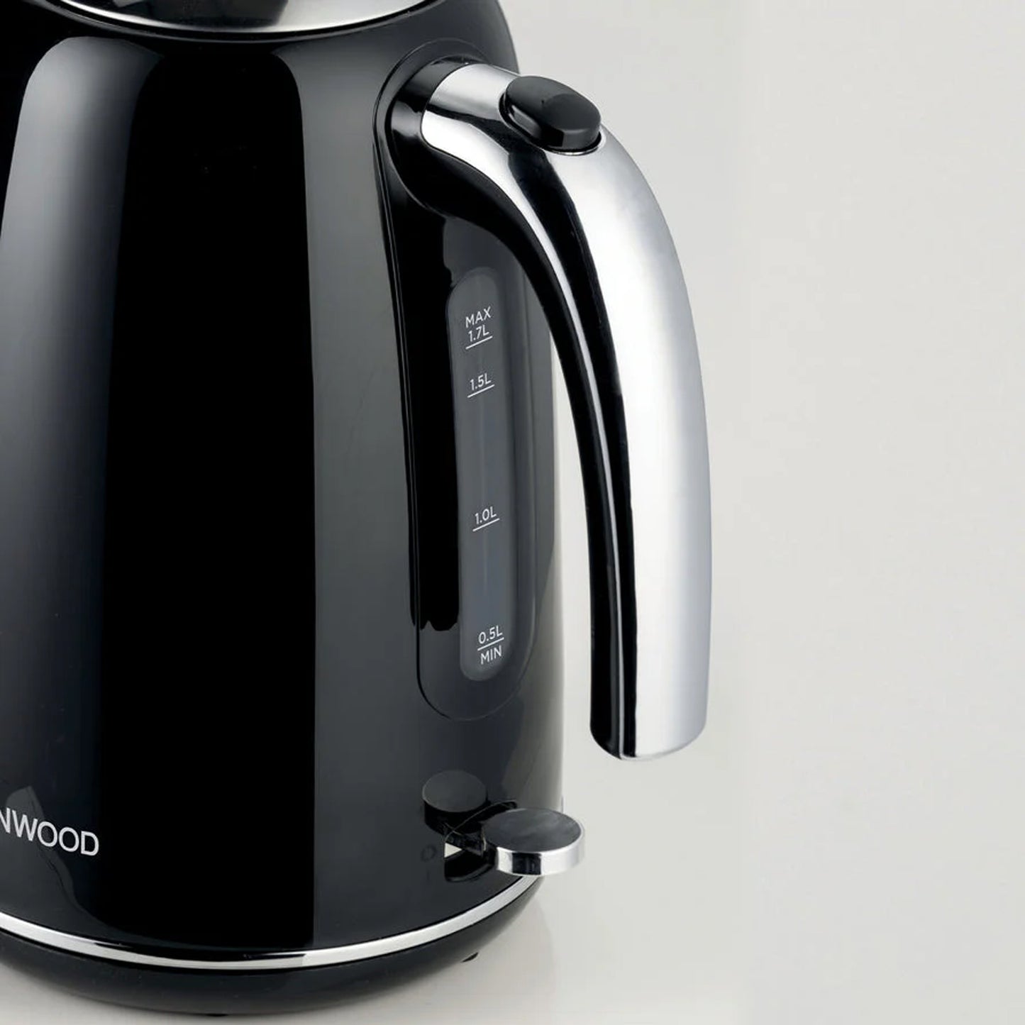 Kenwood 1.7Lt Glossy Plastic Kettle Black