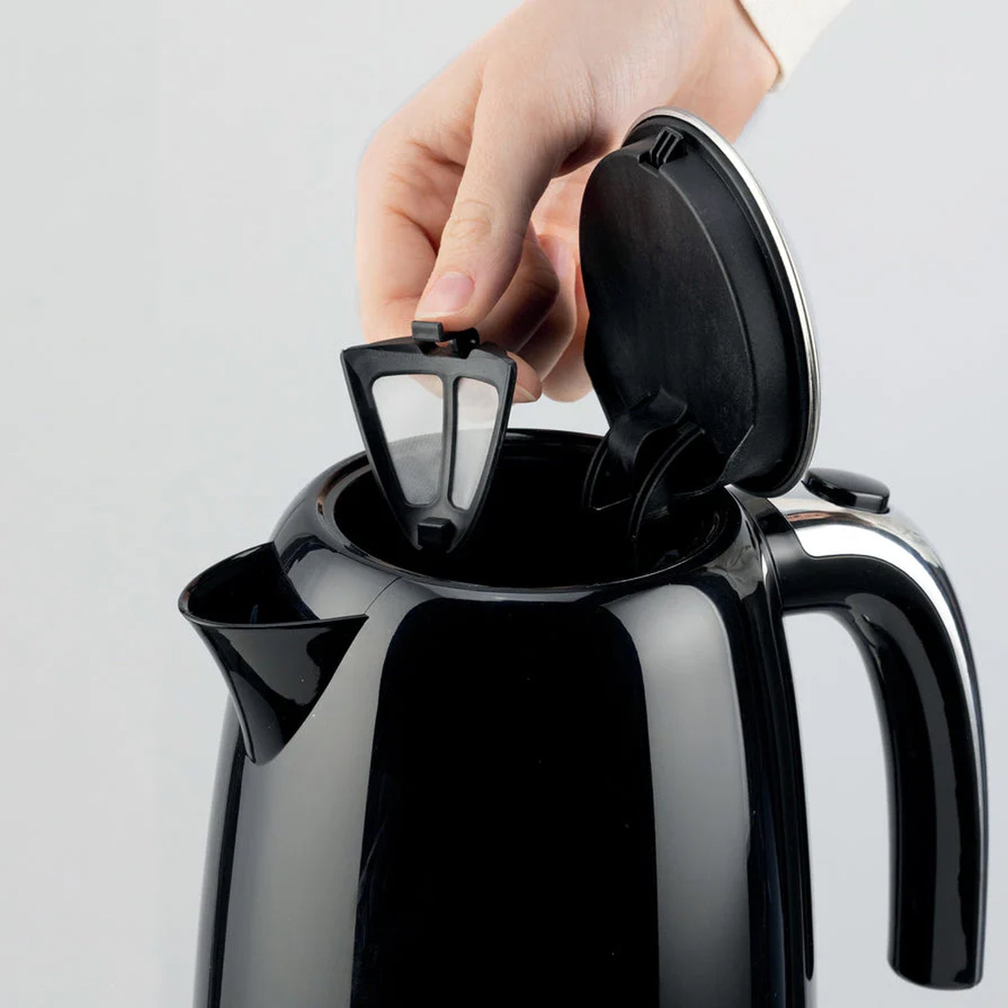 Kenwood 1.7Lt Glossy Plastic Kettle Black