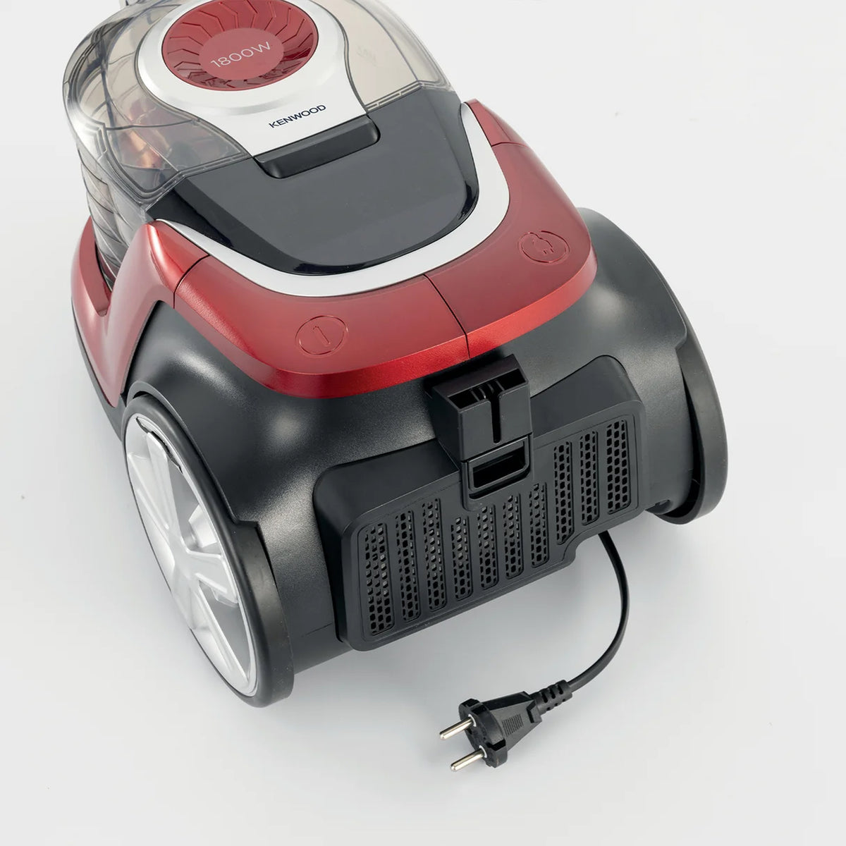 Kenwood 1800W Bagless Cyclonic Vacuum Cleaner Black & Red