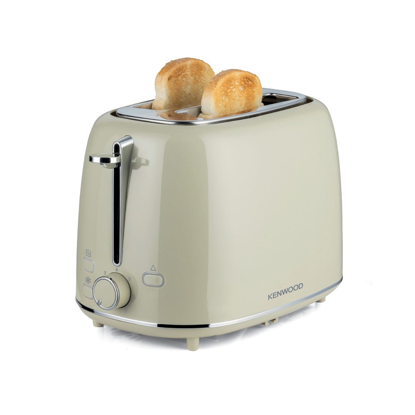 Kenwood Eterna Glossy Plastic 2 Slice Toaster Beige
