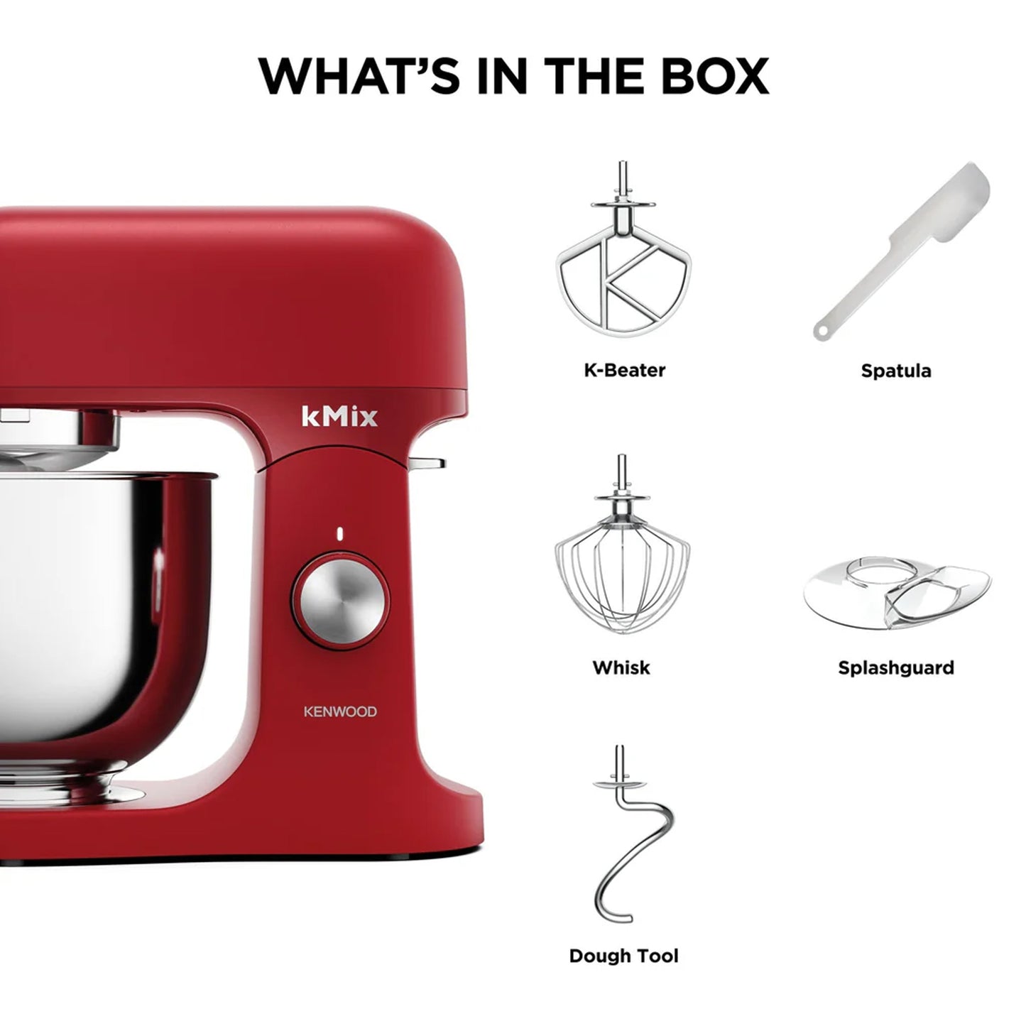Kenwood Kmix Stand Mixer Matt Red