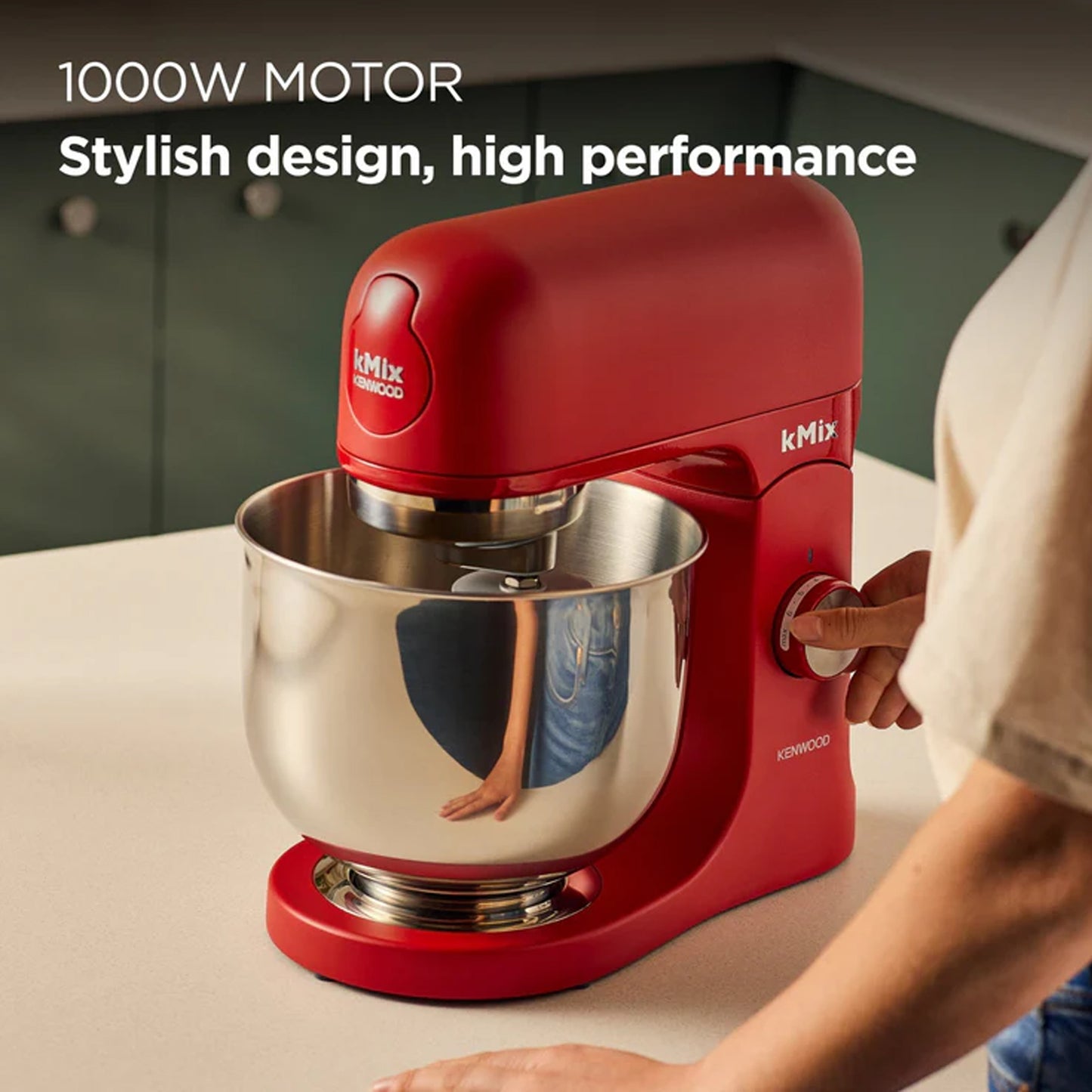 Kenwood Kmix Stand Mixer Matt Red
