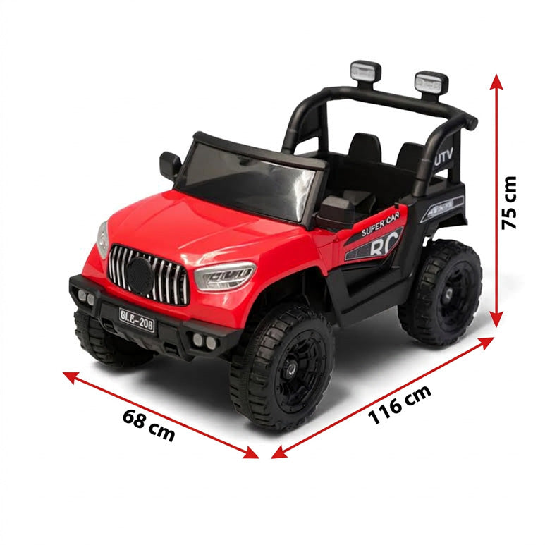Kids Battery Powered Ride On Jeep Red
