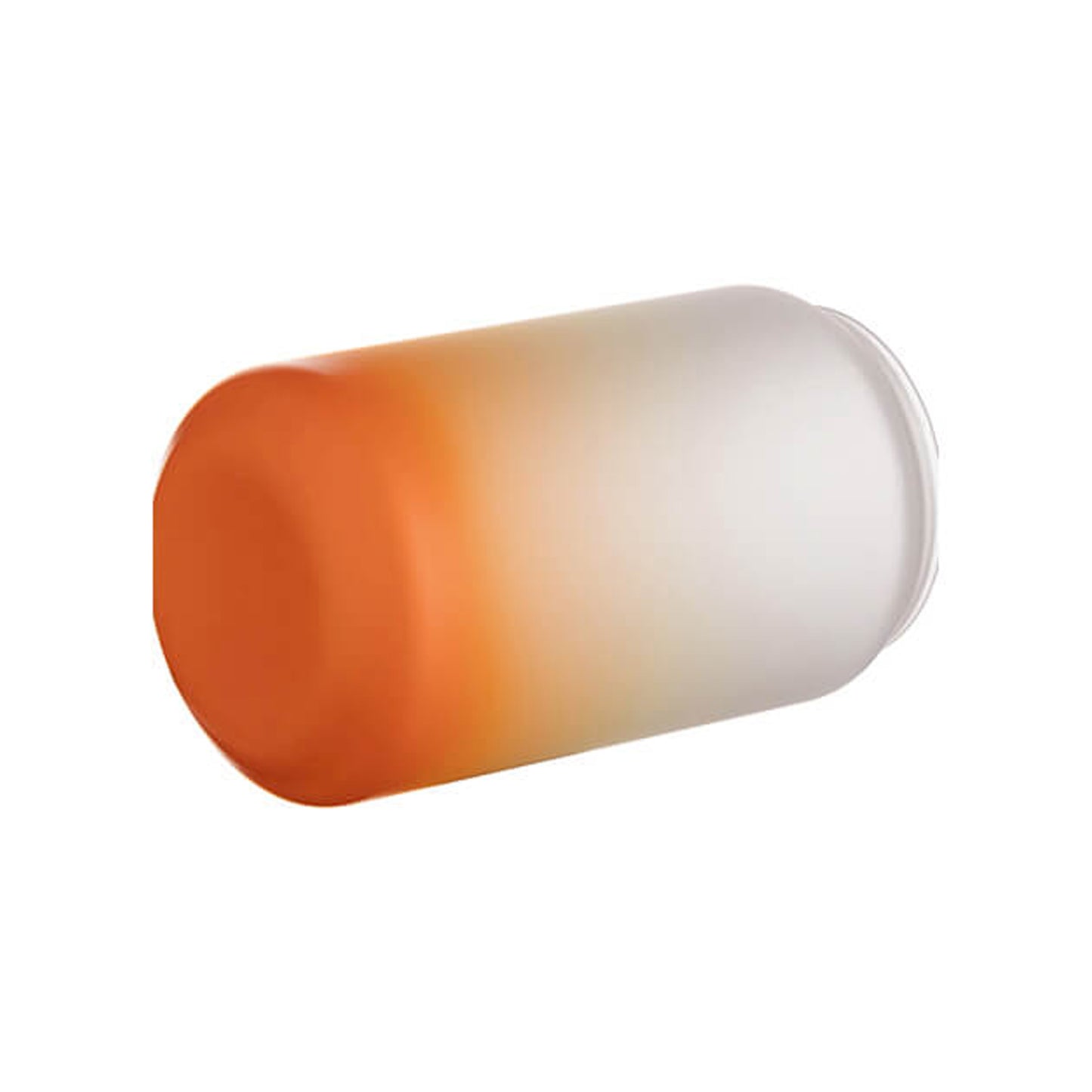 Kitchen Life 400ml Frosted Glass Orange