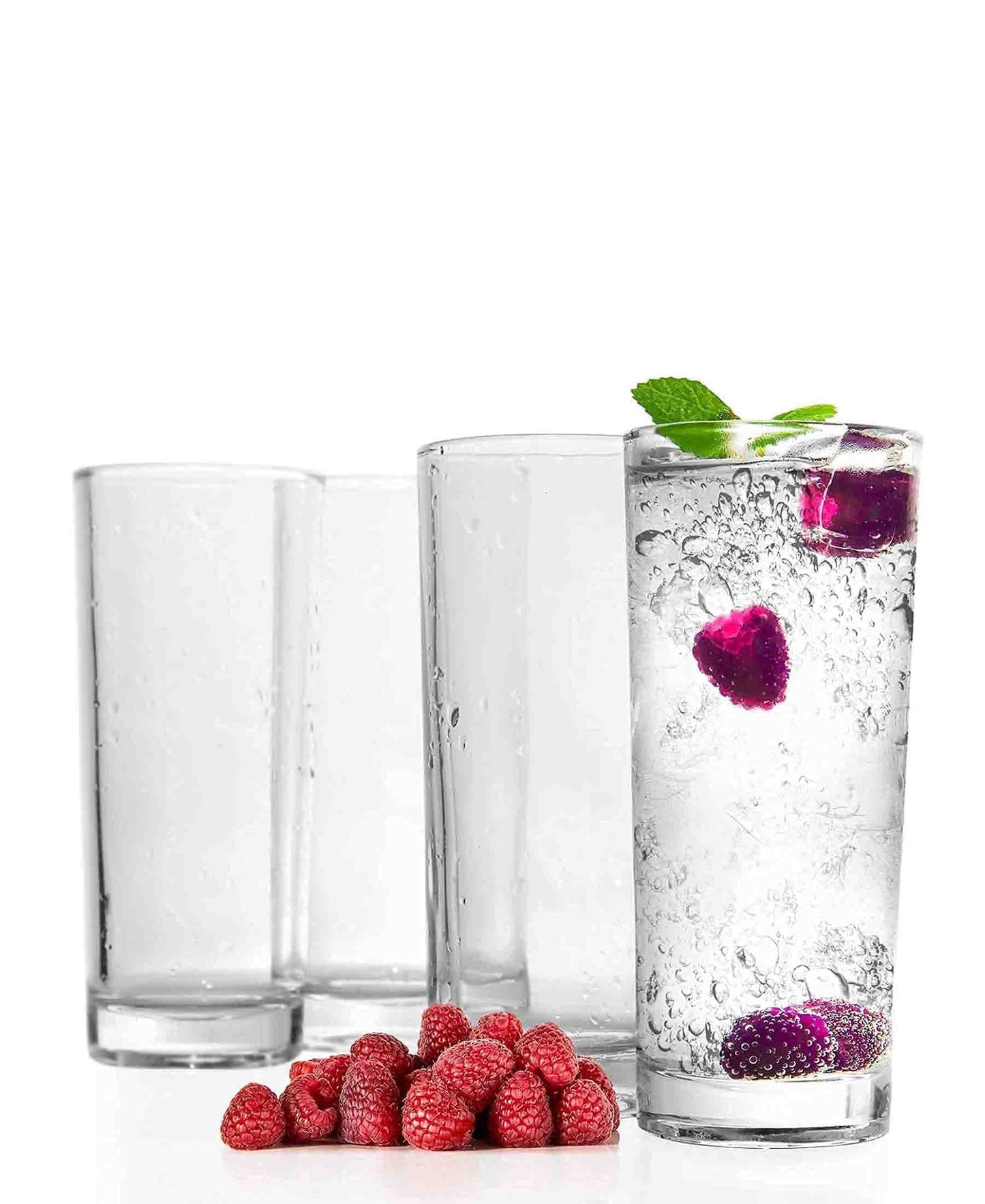 Kitchen Life 4 Piece Hiball Aprima Tumbler Set - Clear