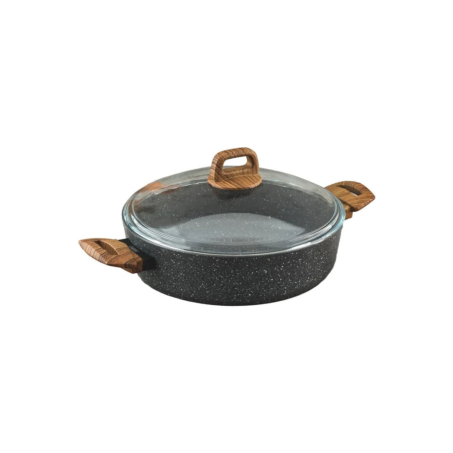 Leydi Natura Kısa 24cm Low Casserole Grey