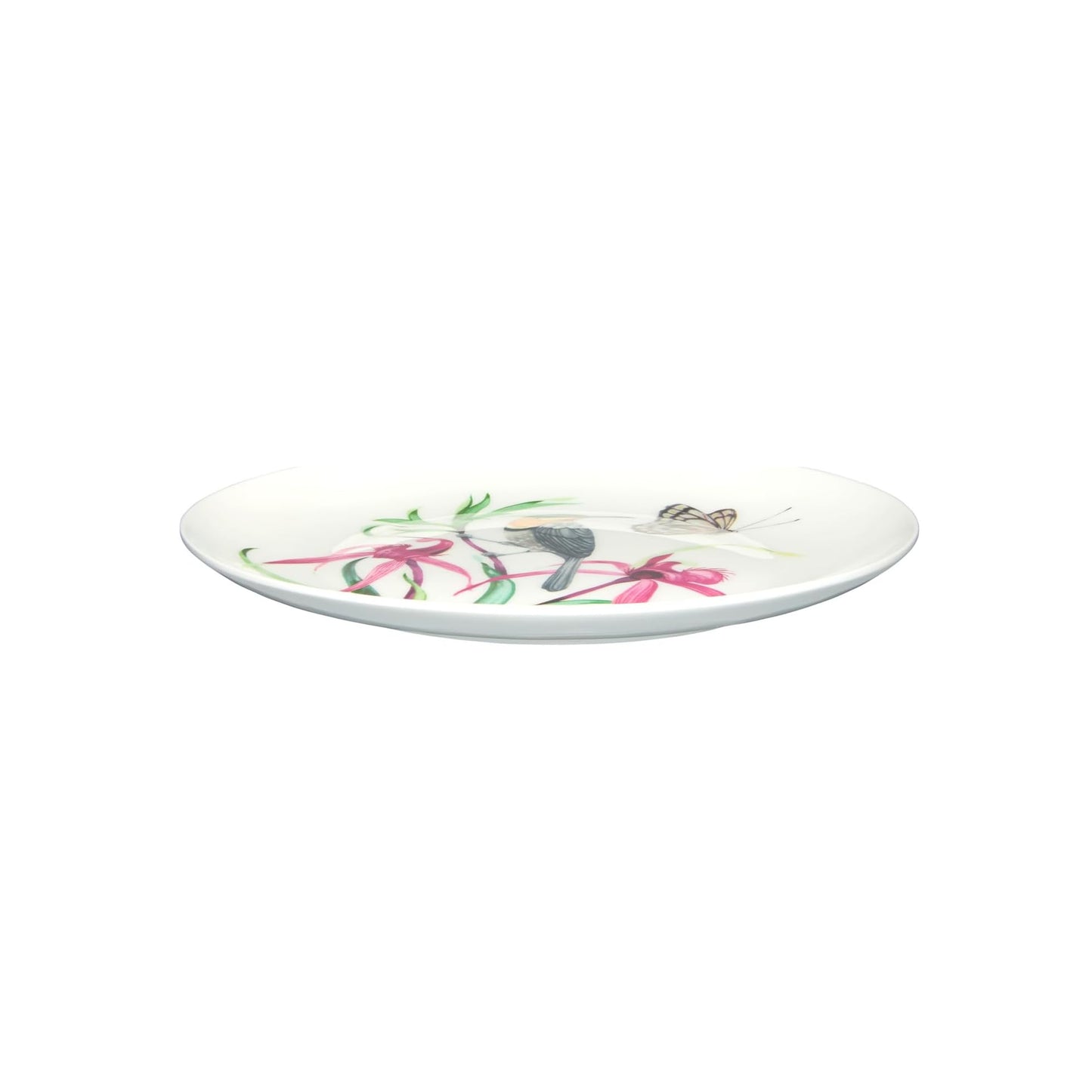 Maxwell & Williams 20cm Eloise Short Lyric Coupe Plate Spinebill Honeyeater Multicoloured