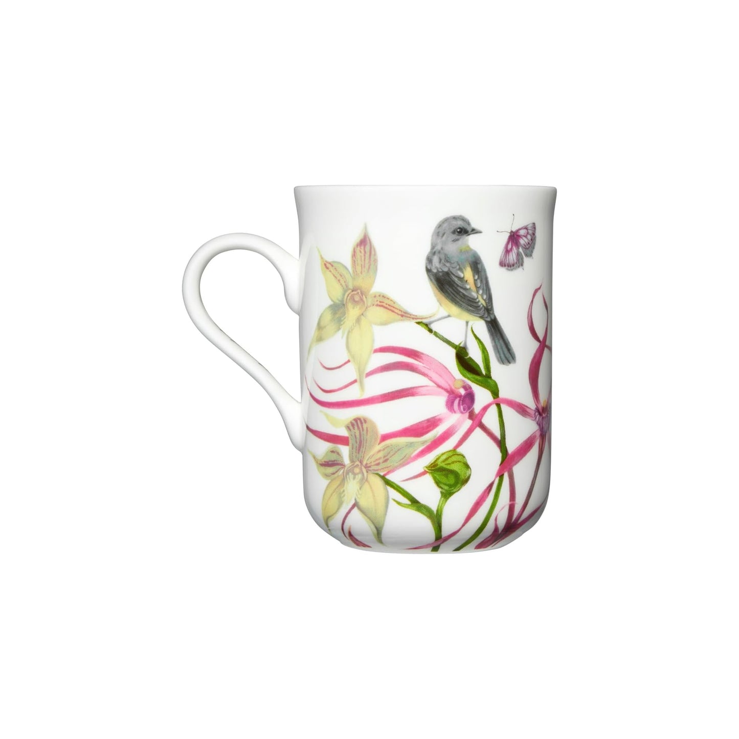 Maxwell & Williams 330ml Eloise Short Lyric Yellow Robin Mug Multicoloured