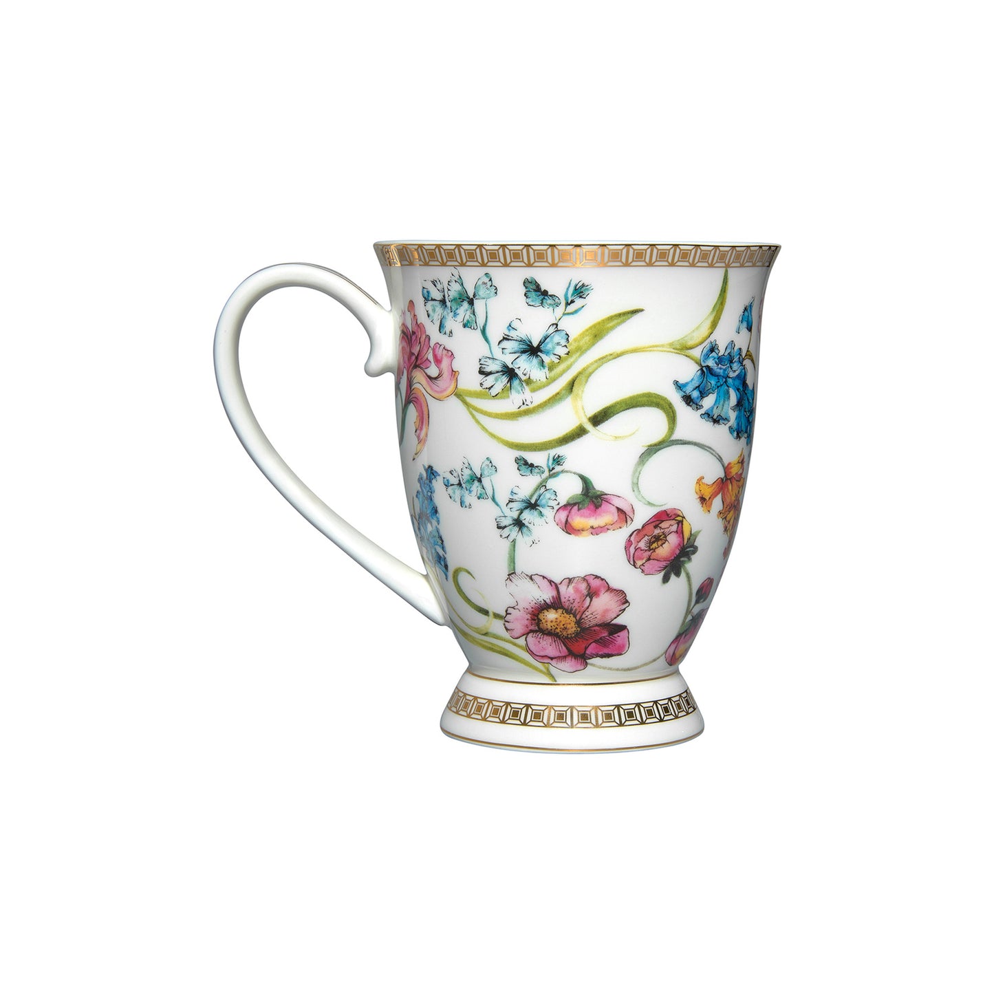 Maxwell & Williams Mystique 300ml Footed Mug Multicoloured