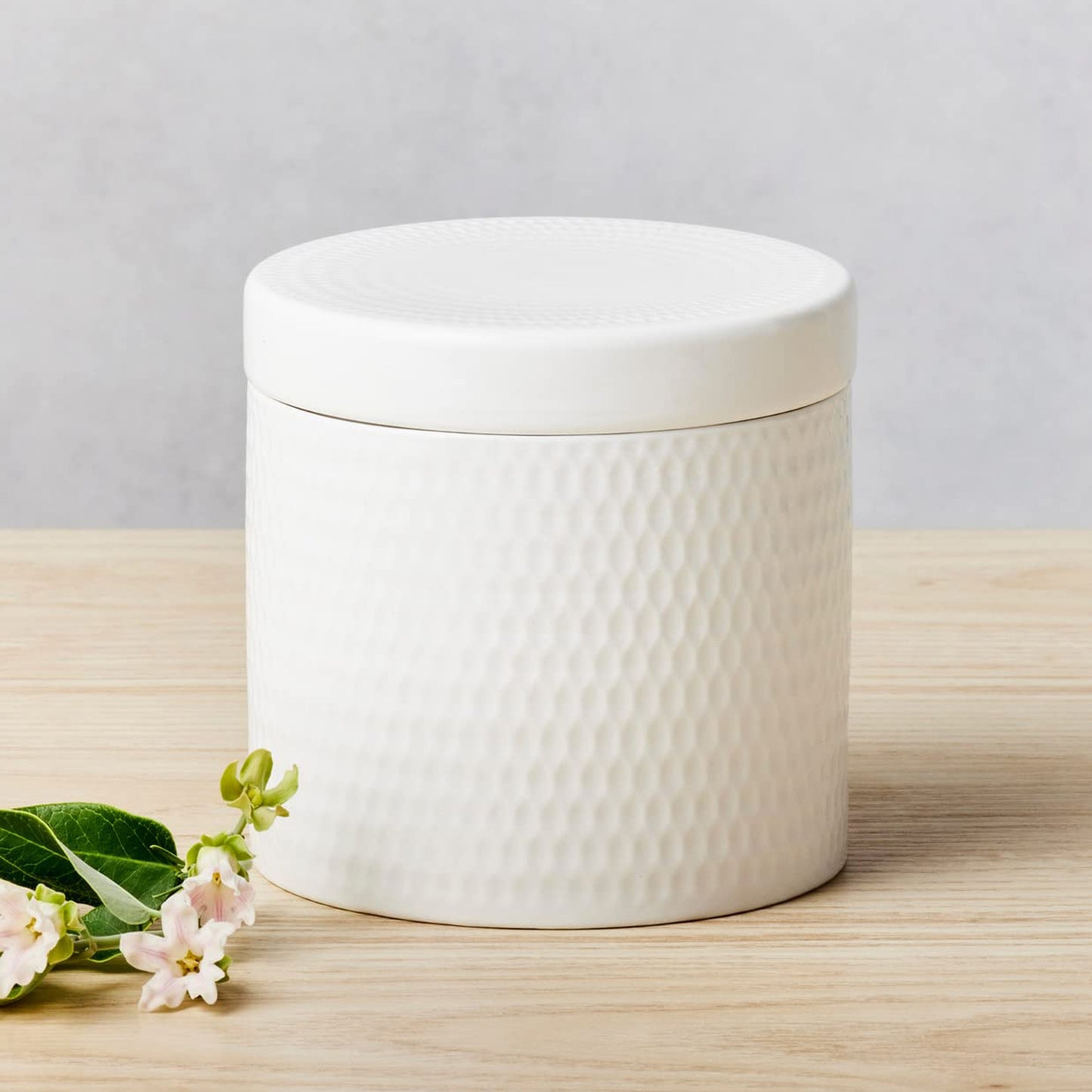 Maxwell & Williams White Basics 3 Piece 600ml Diamonds Canister Set White