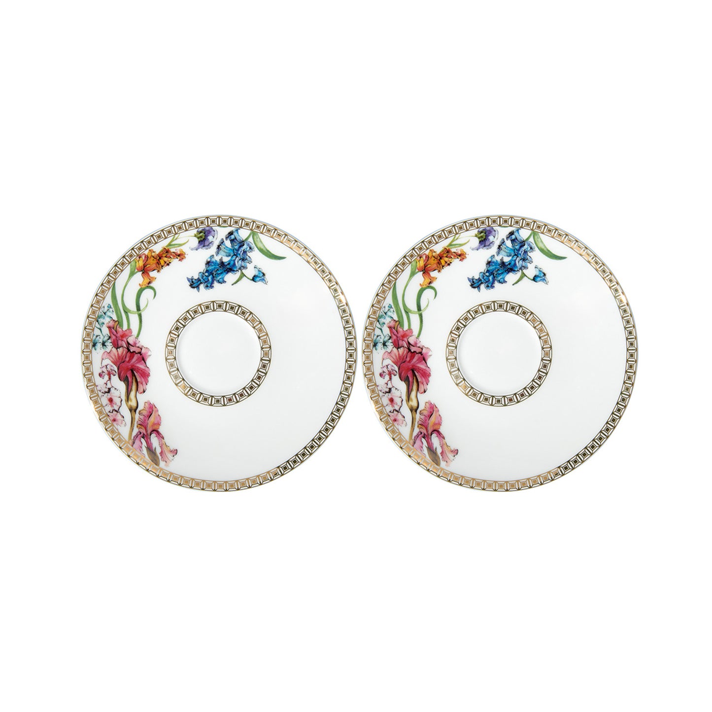 Maxwell and Williams 2 Piece 90ml Mystique Espresso Cup & Saucer Set Multicoloured