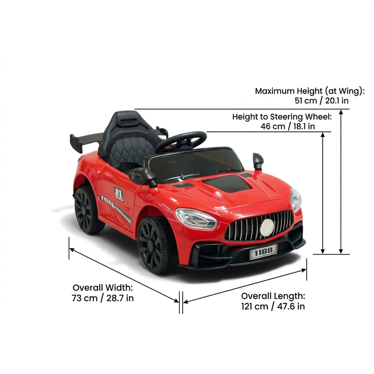 Mercedes AMG Design Ride On Red