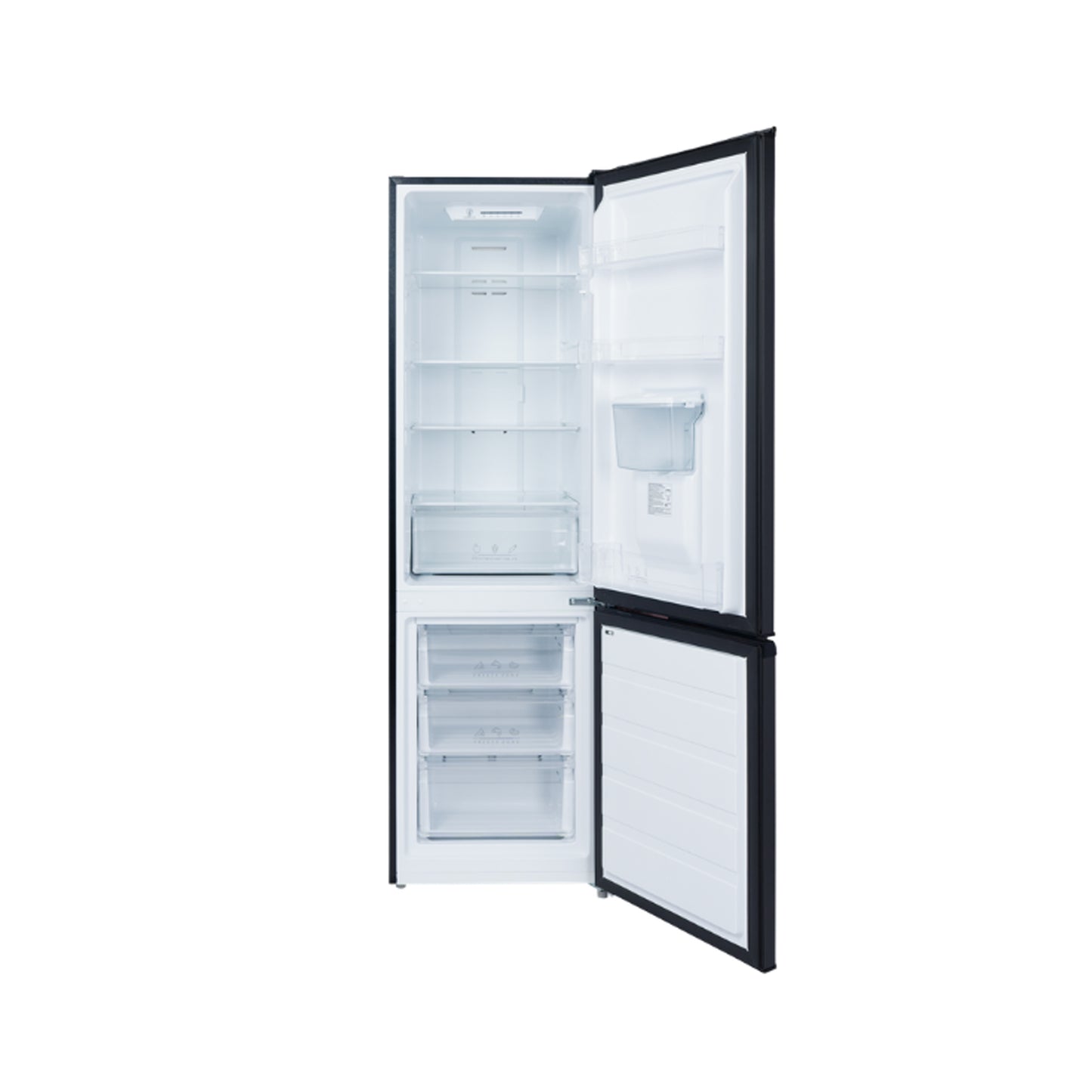 Midea 262L Frost Free Bottom Mount Fridge with Water Dispenser Dark Grey