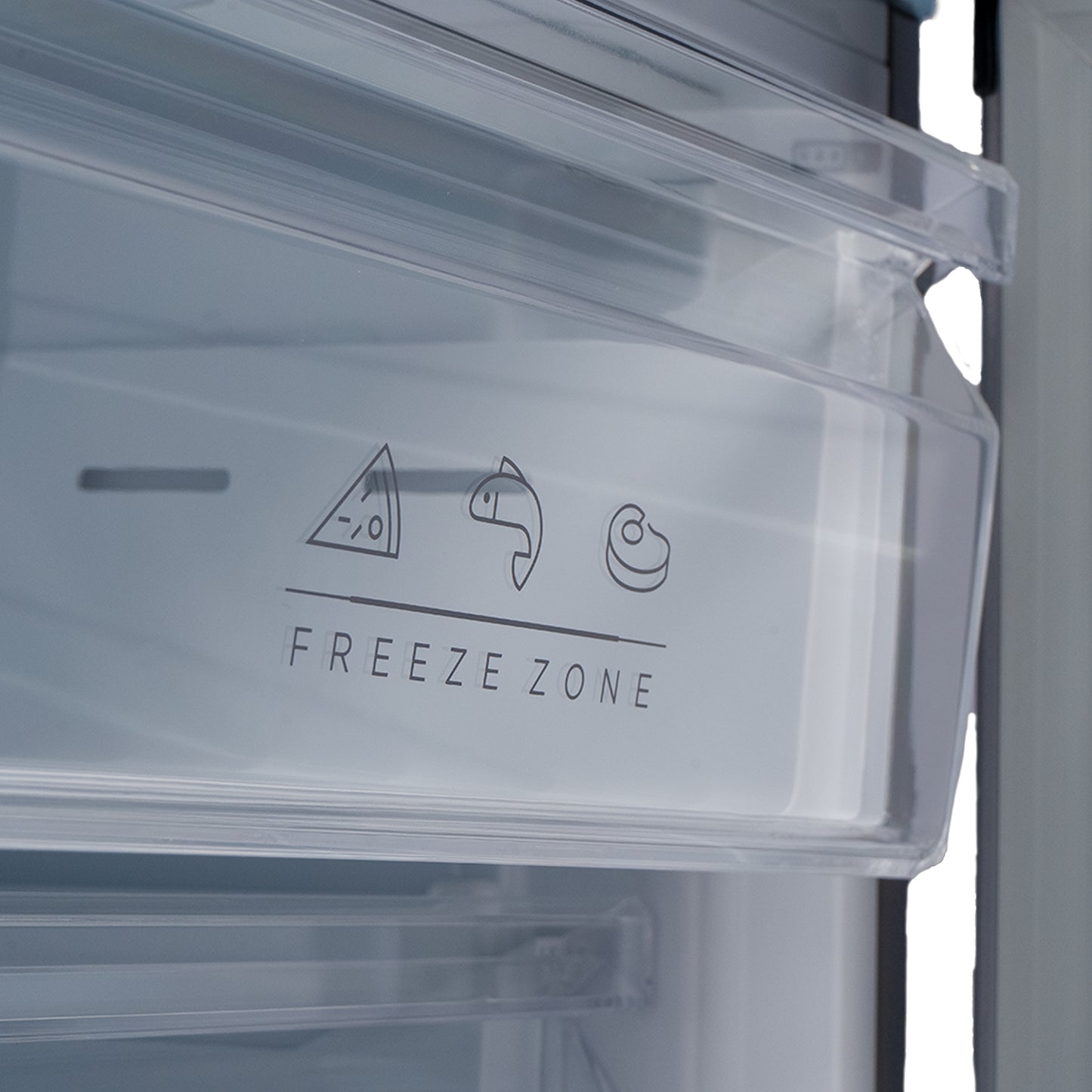 Midea 262L Frost Free Bottom Mount Freezer Silver