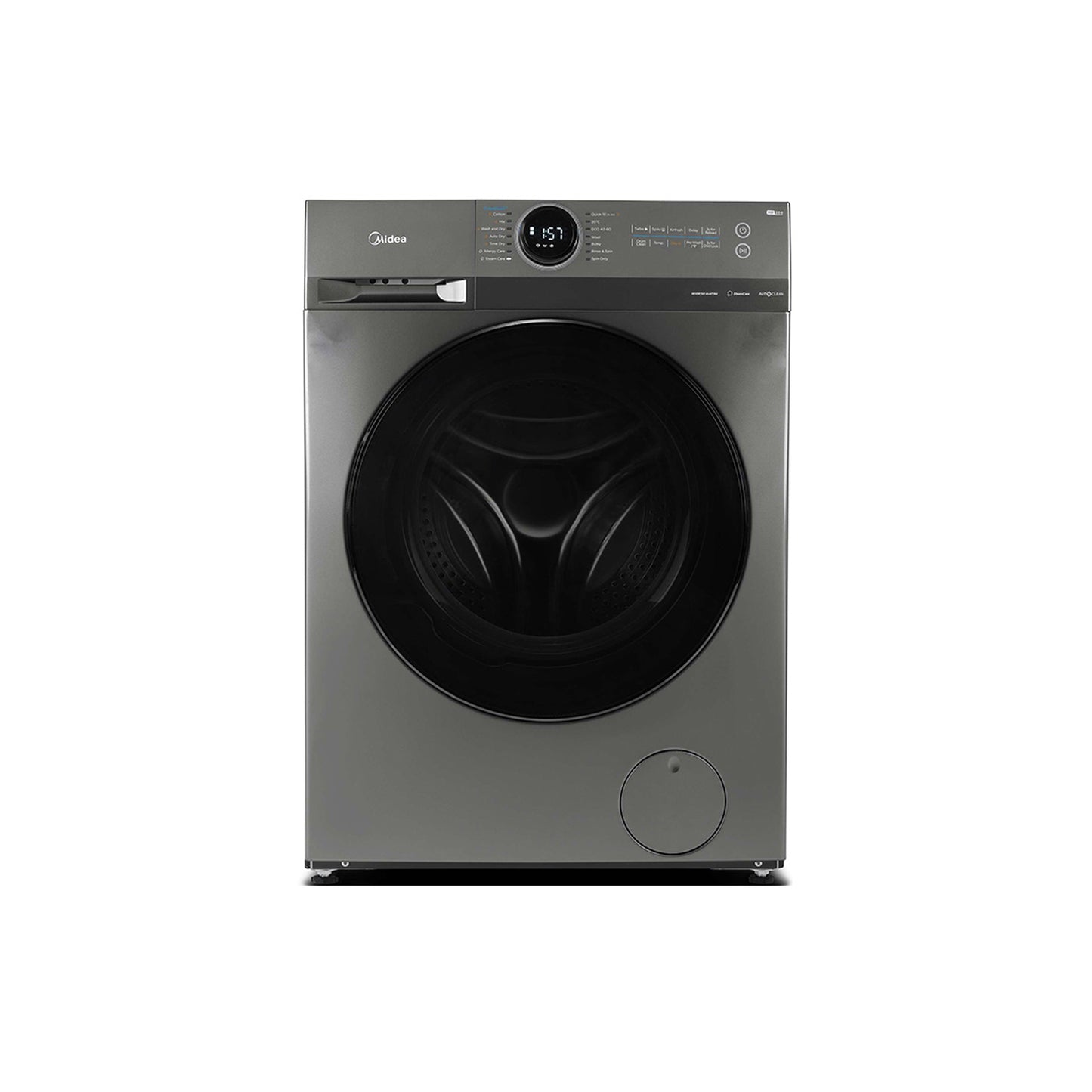 Midea 8/6kg Inverter Heat Pump Washer Tumble Dryer Titanium