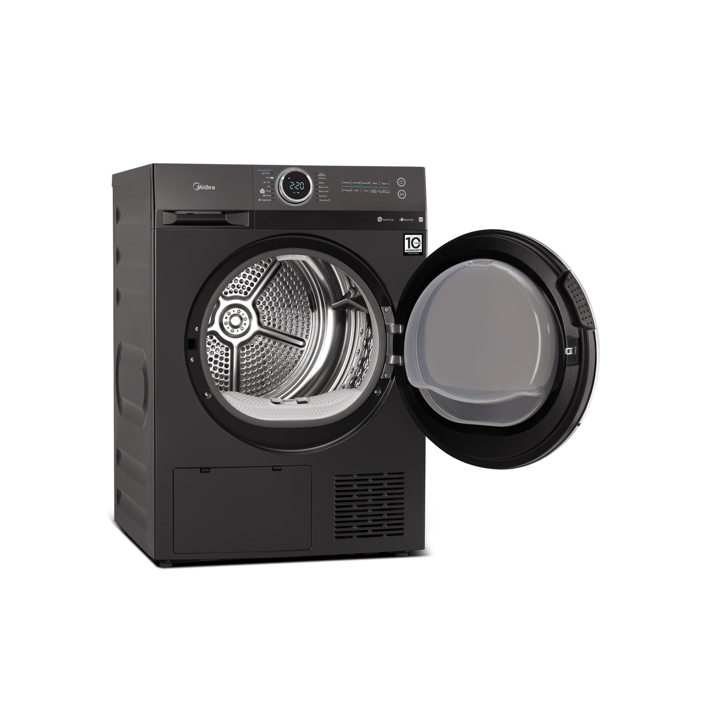 Midea 8kg Heat Pump Tumble Dryer with WiFi Titanium