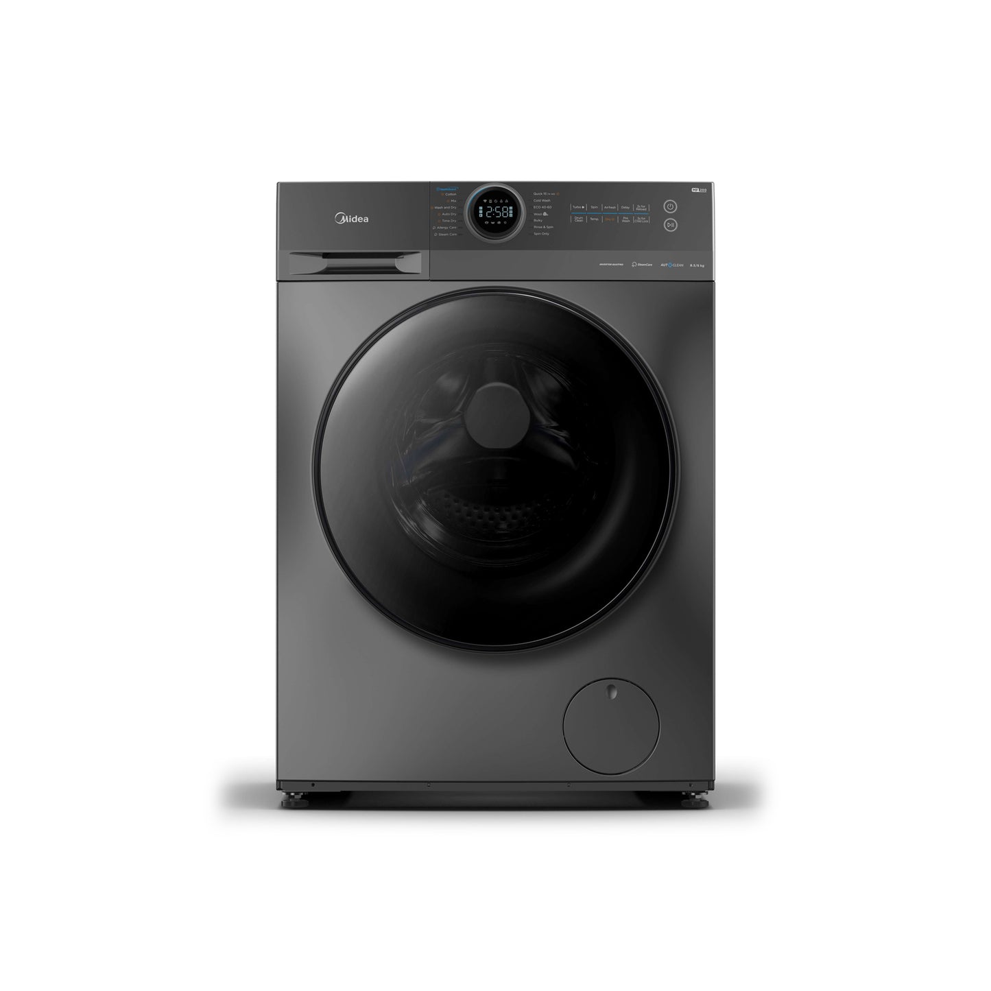 Midea Combo Washer Dryer 10Kg Wash-7Kg Dry Titanium