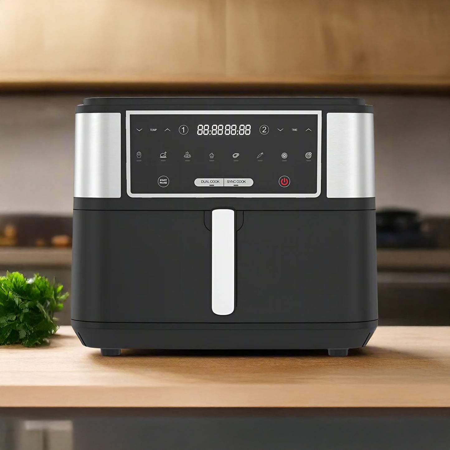 Milex 10Lt Dual Air Fryer Black