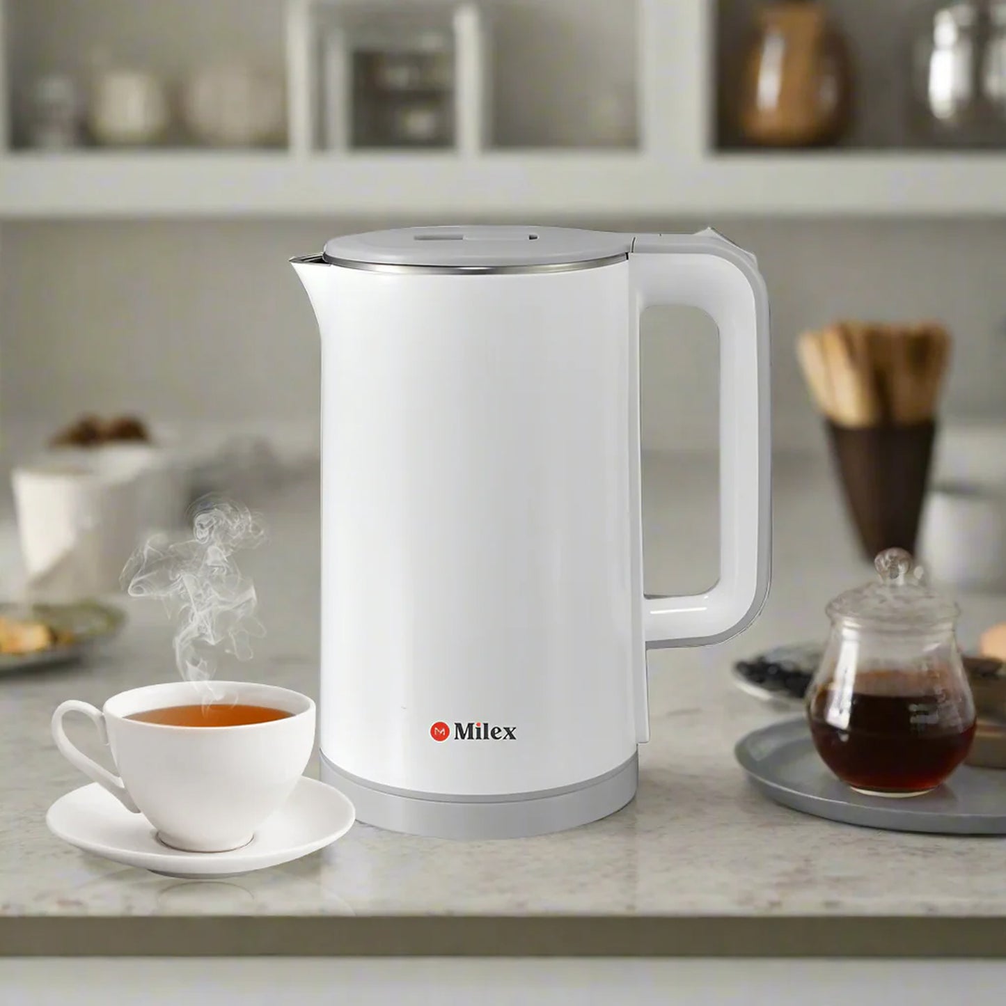 Milex 1.7Lt Electrical Kettle White
