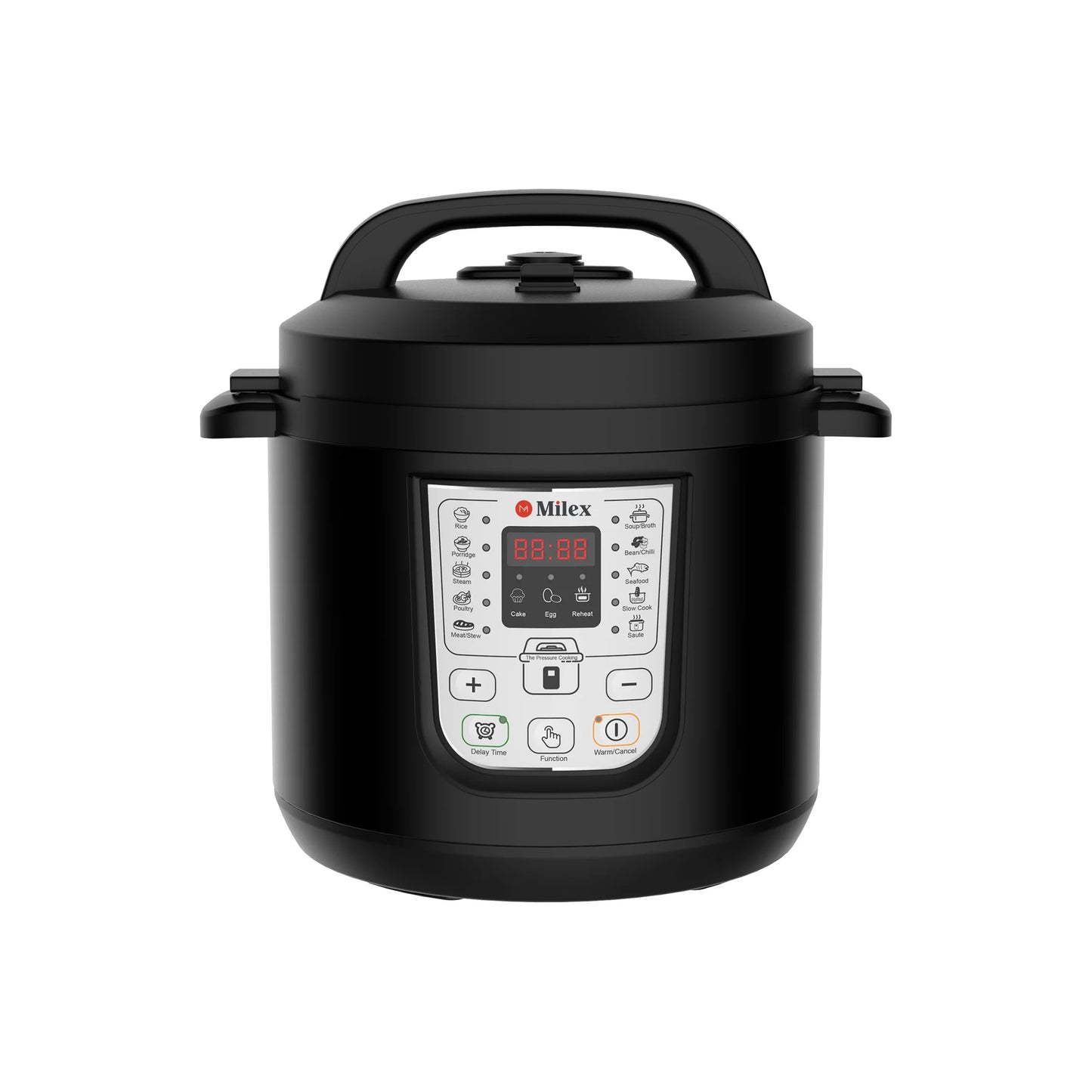 Milex 6Lt Digital Power Pressure Cooker Black
