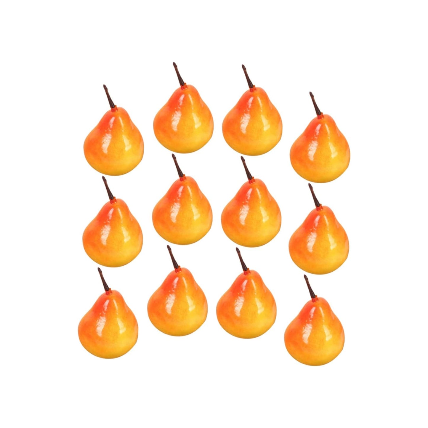 Kitchen Life Mini Pear Artificial Fruit Pack Multicoloured