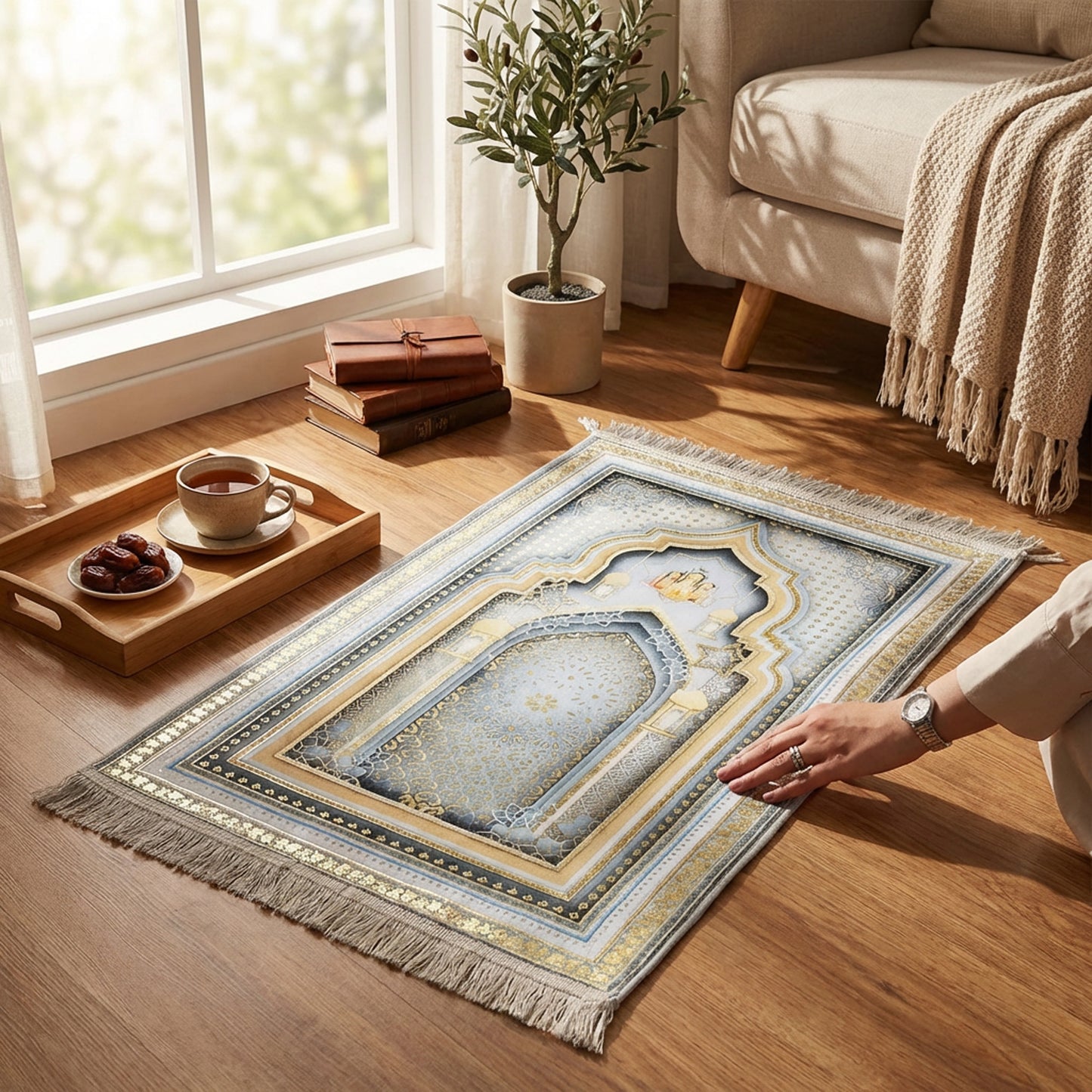 70 x 110cm Musallah Multicoloured