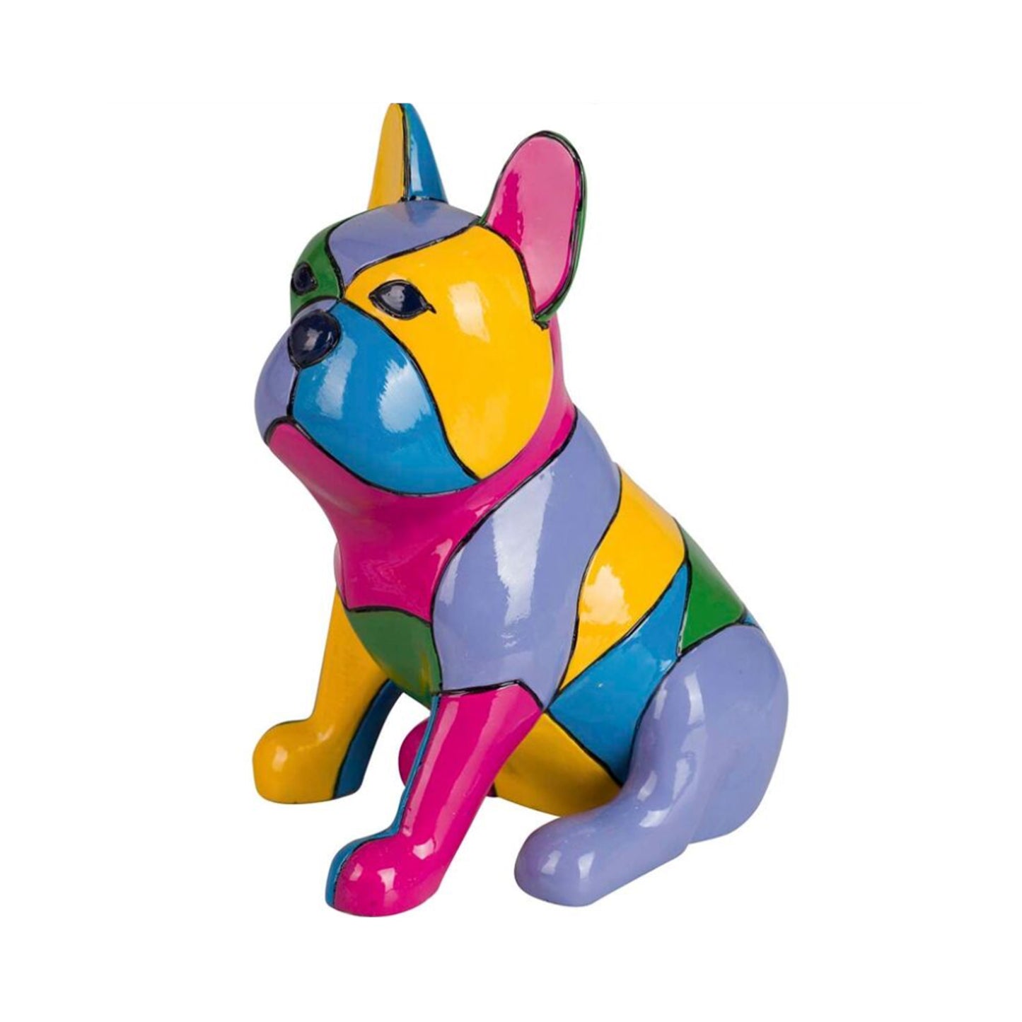 Urban Decor 20cm Pop Art Boston Terrier Multicolored